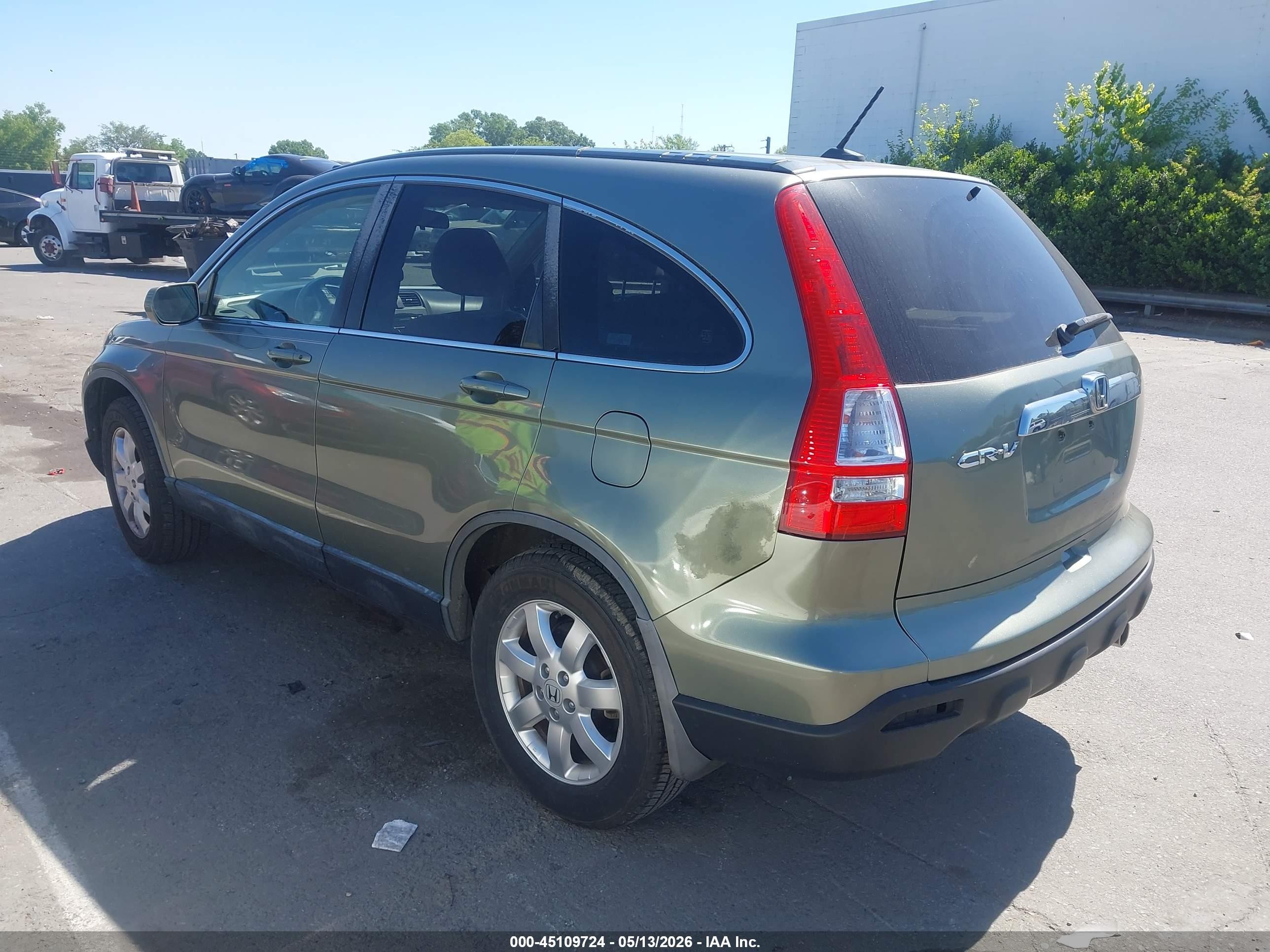 2007 Honda Cr-v Ex-l Green vin: JHLRE48797C118710
