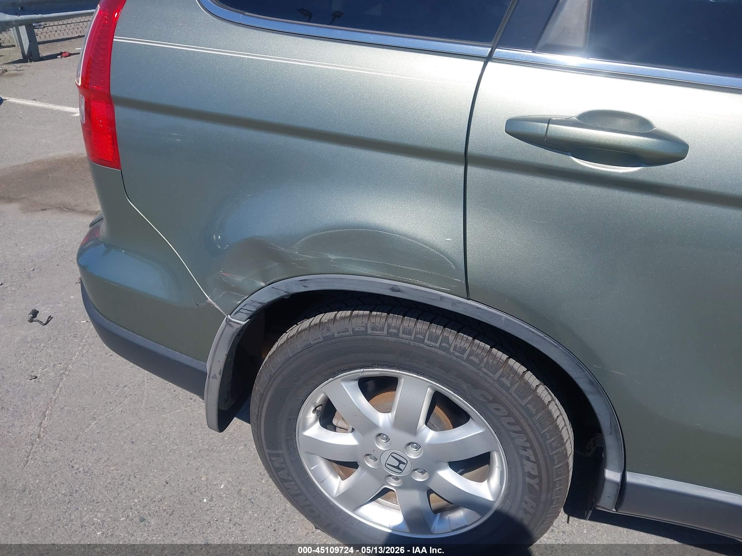 2007 Honda Cr-v Ex-l Green vin: JHLRE48797C118710