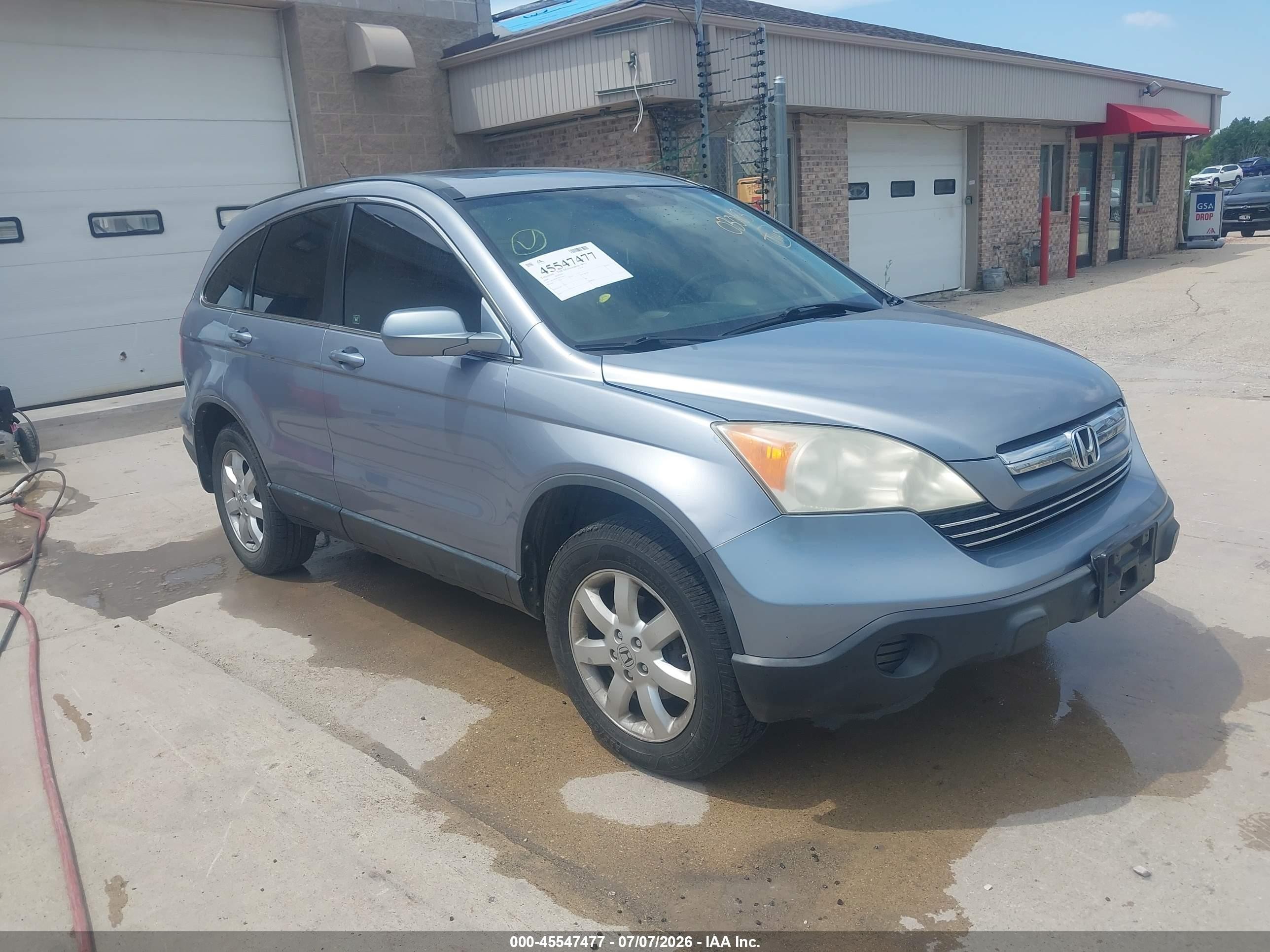 2008 Honda Cr-v Ex-l Silver vin: JHLRE48798C030631