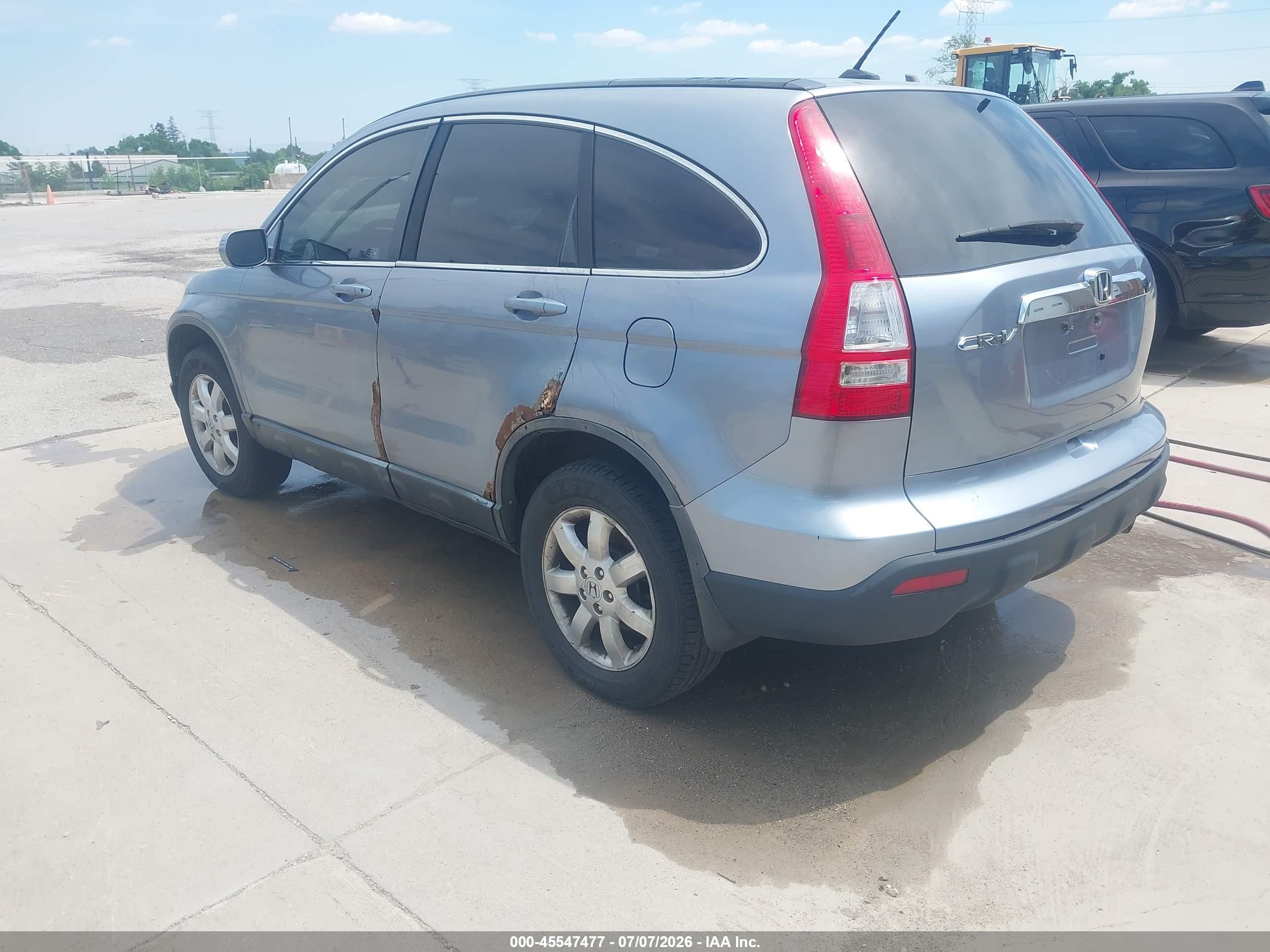 2008 Honda Cr-v Ex-l Silver vin: JHLRE48798C030631