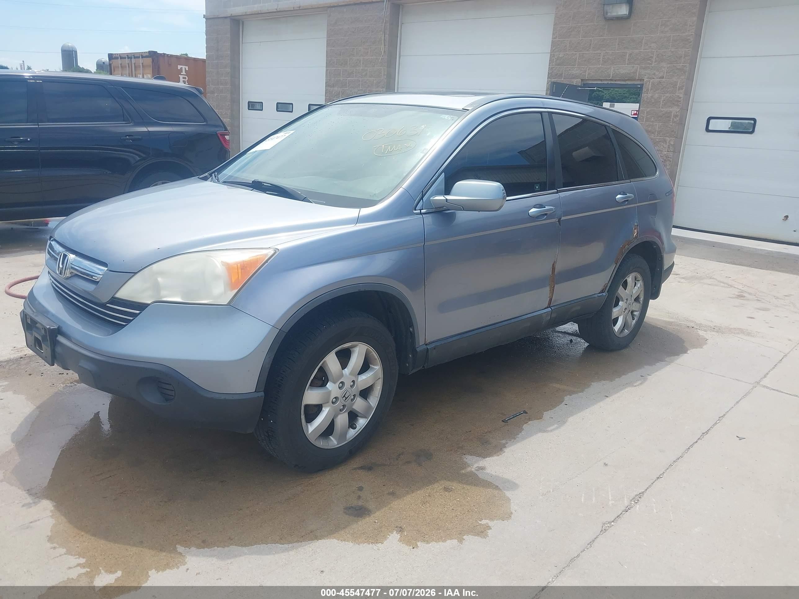 2008 Honda Cr-v Ex-l Silver vin: JHLRE48798C030631