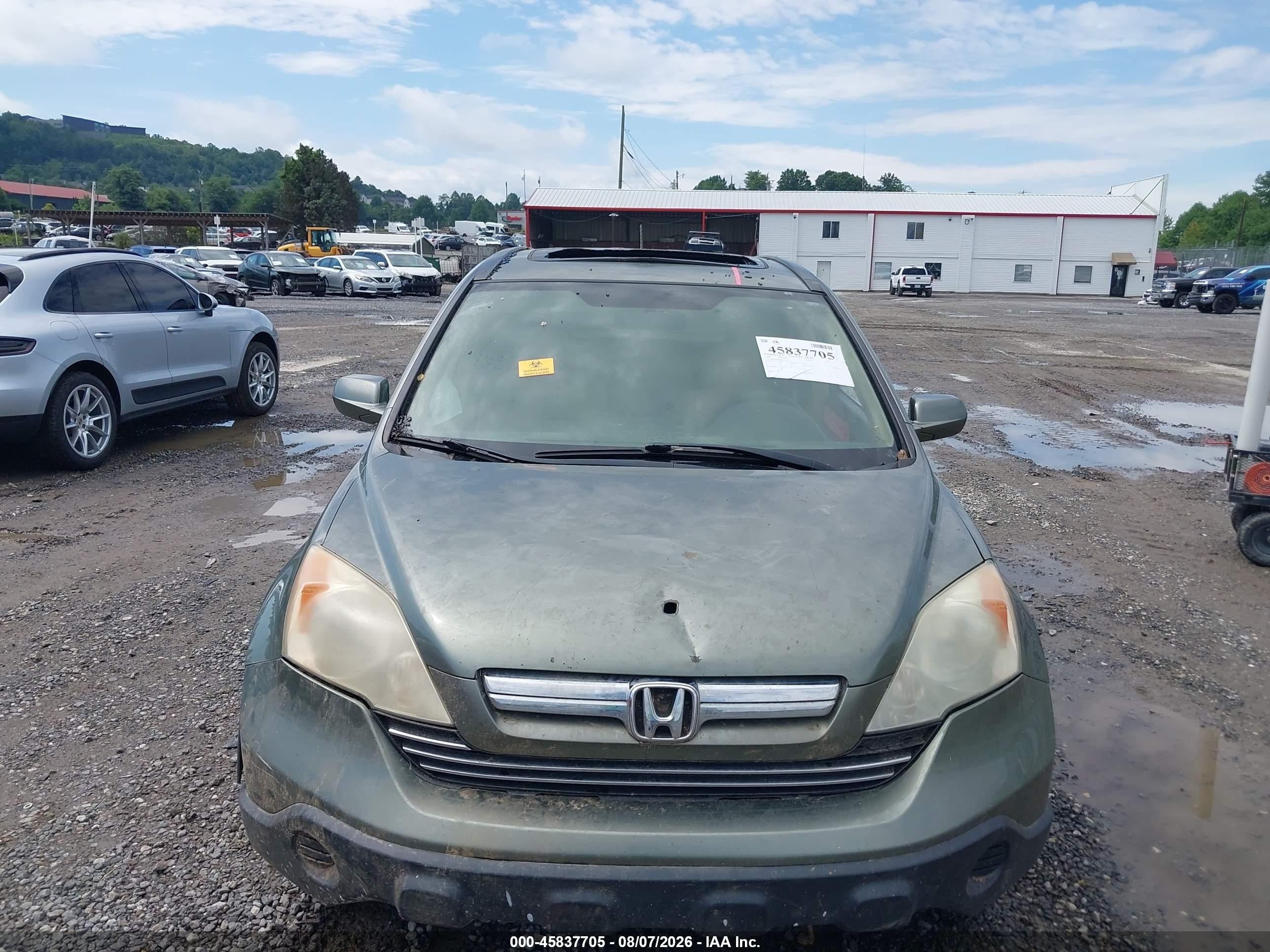 2008 Honda Cr-v Ex-l Green vin: JHLRE48798C037417
