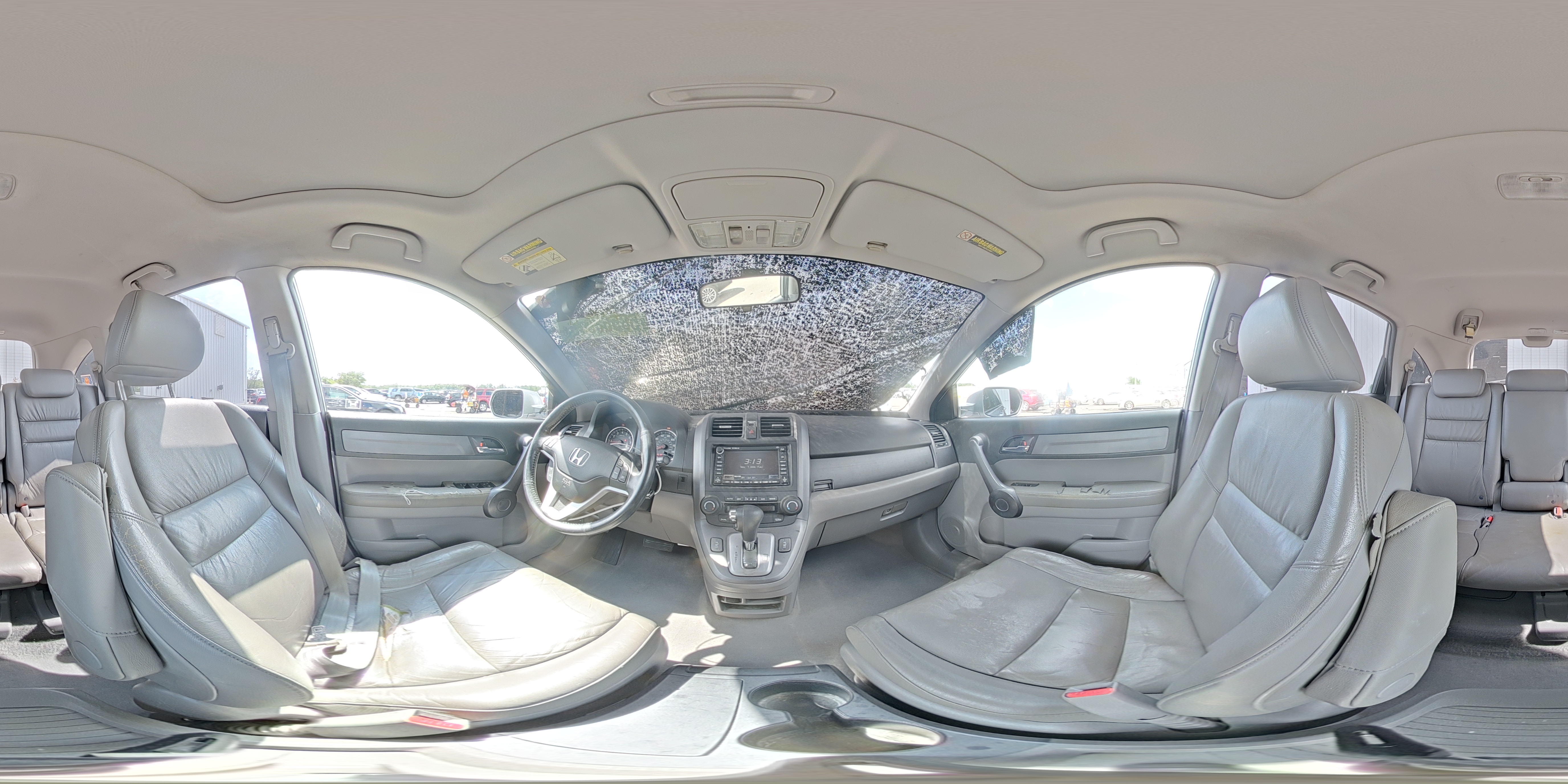 2008 Honda Cr-v Exl Silver vin: JHLRE48798C061474