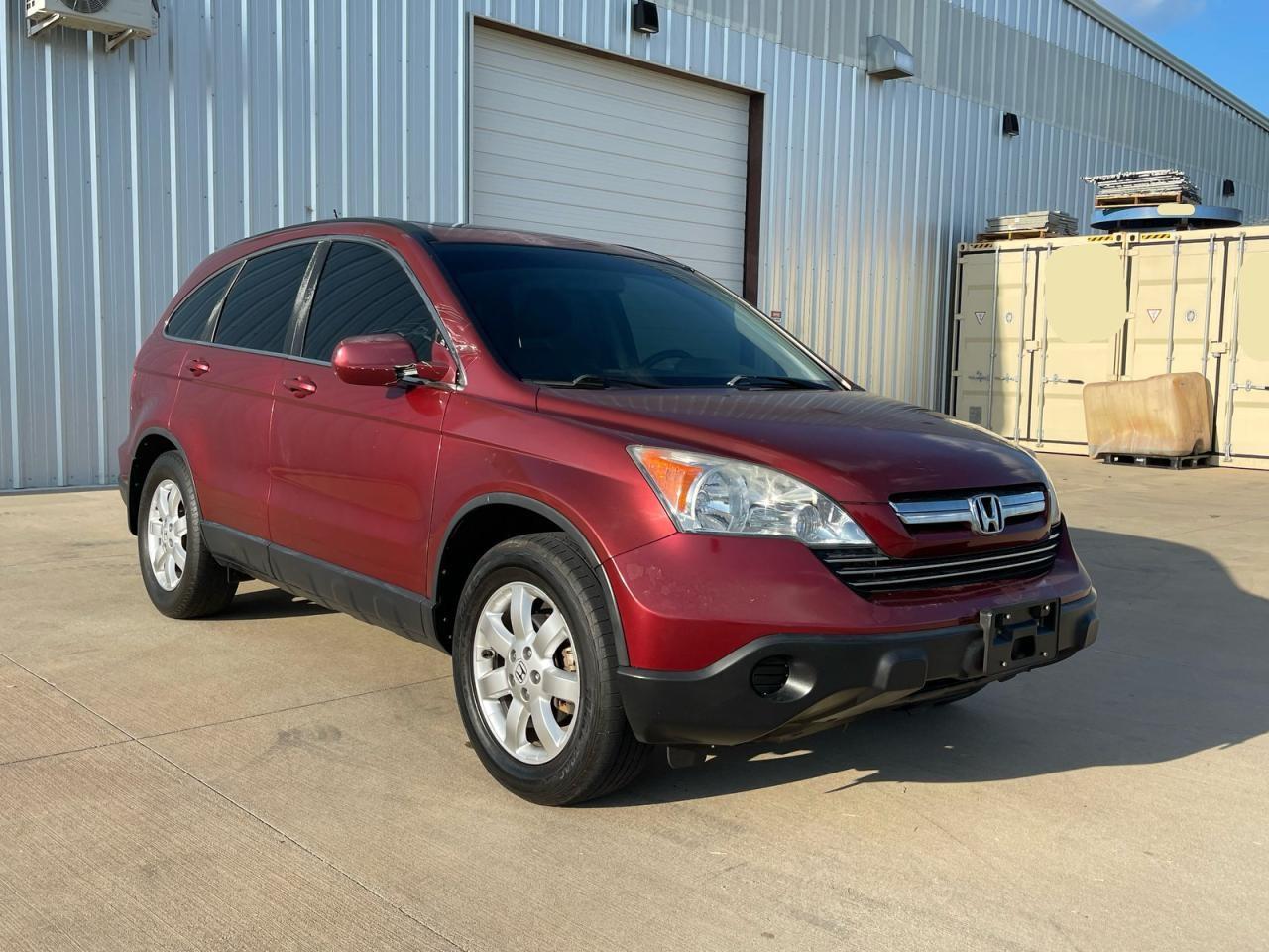 2008 Honda Cr-v Exl Maroon vin: JHLRE48798C075696