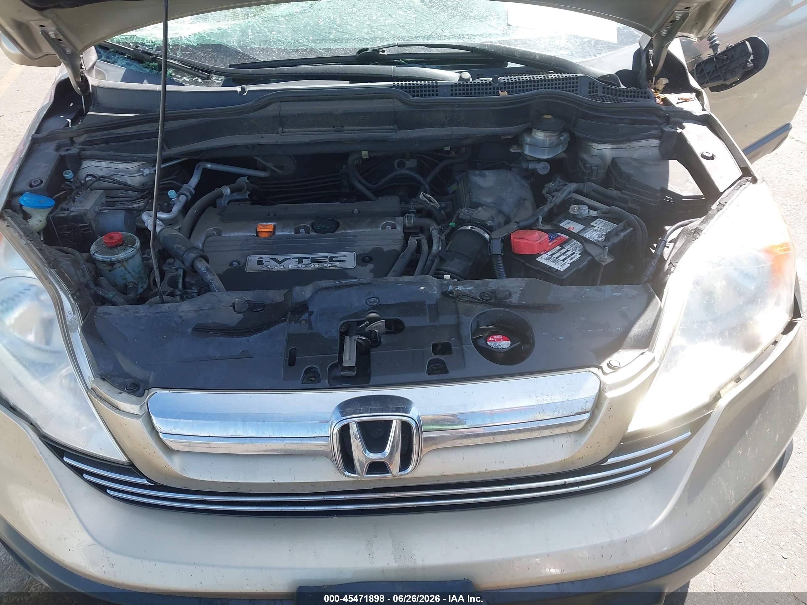 2008 Honda Cr-v Ex-l Champagne vin: JHLRE48798C075746