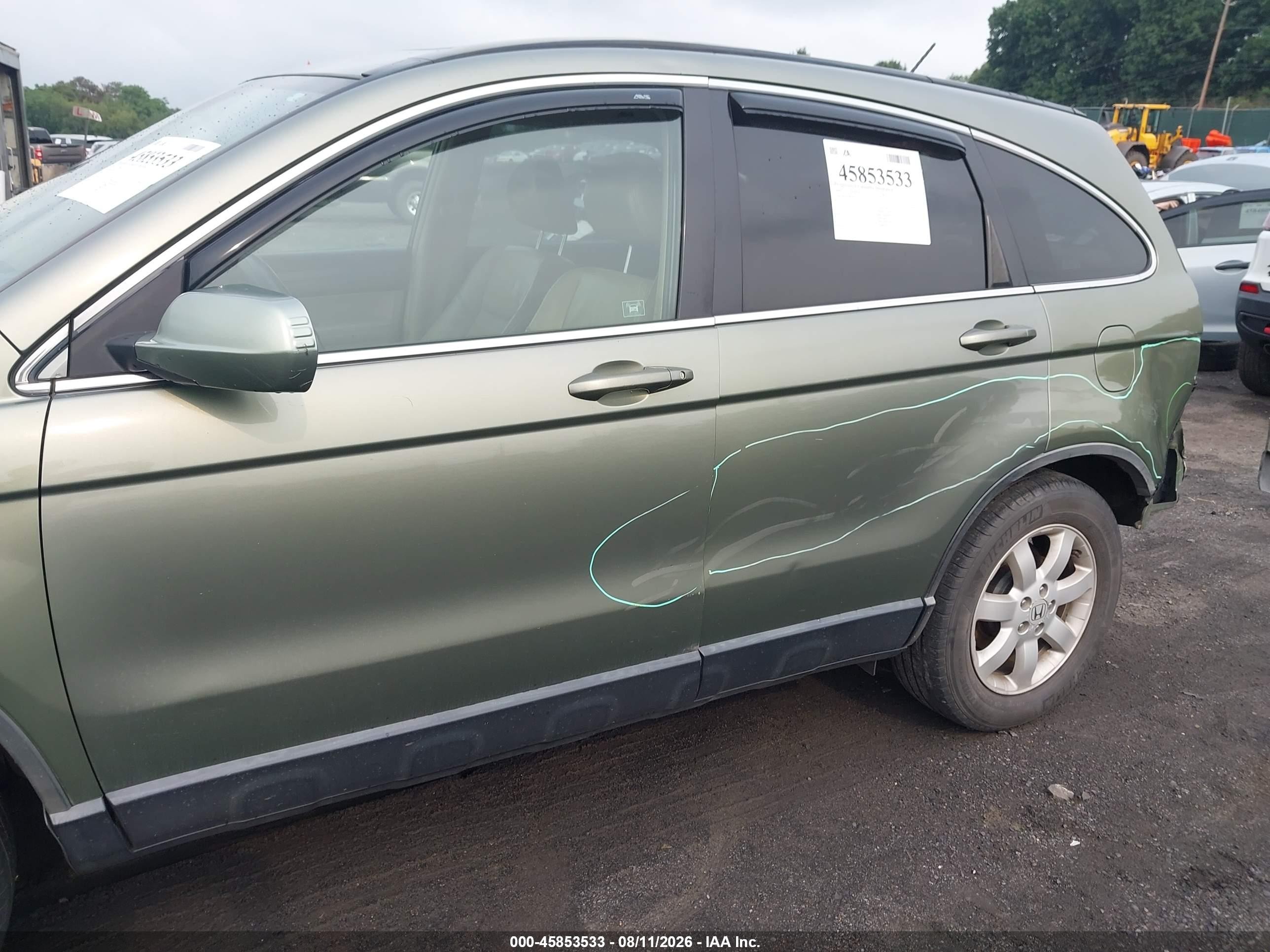 2009 Honda Cr-v Ex-l Green vin: JHLRE48799C012597