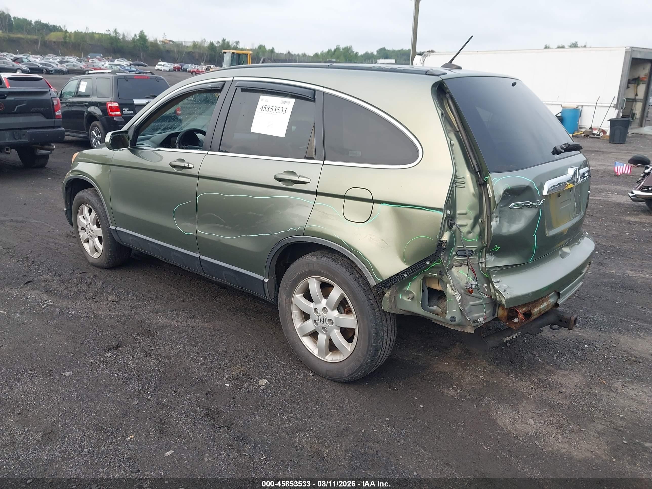 2009 Honda Cr-v Ex-l Green vin: JHLRE48799C012597