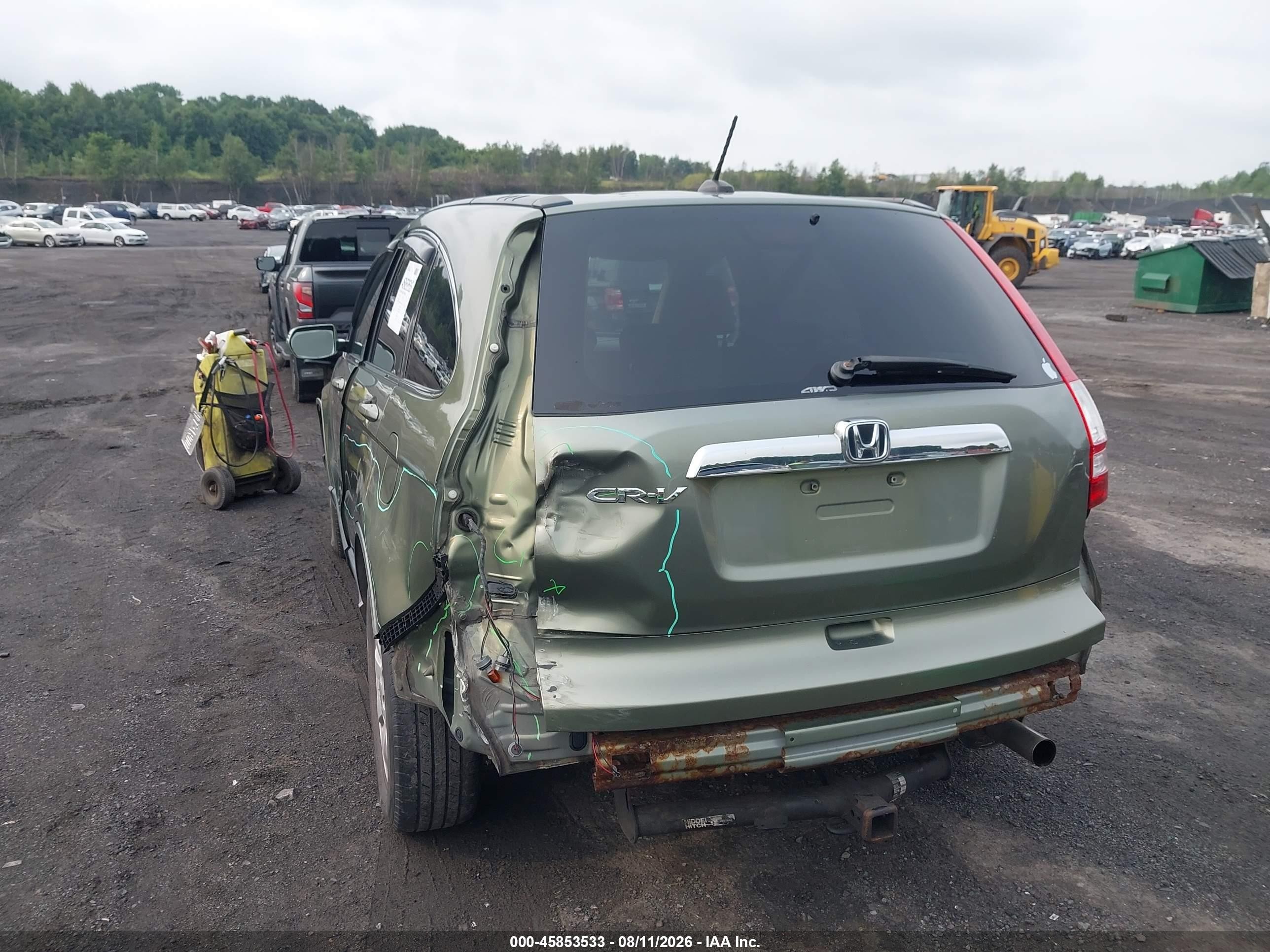 2009 Honda Cr-v Ex-l Green vin: JHLRE48799C012597