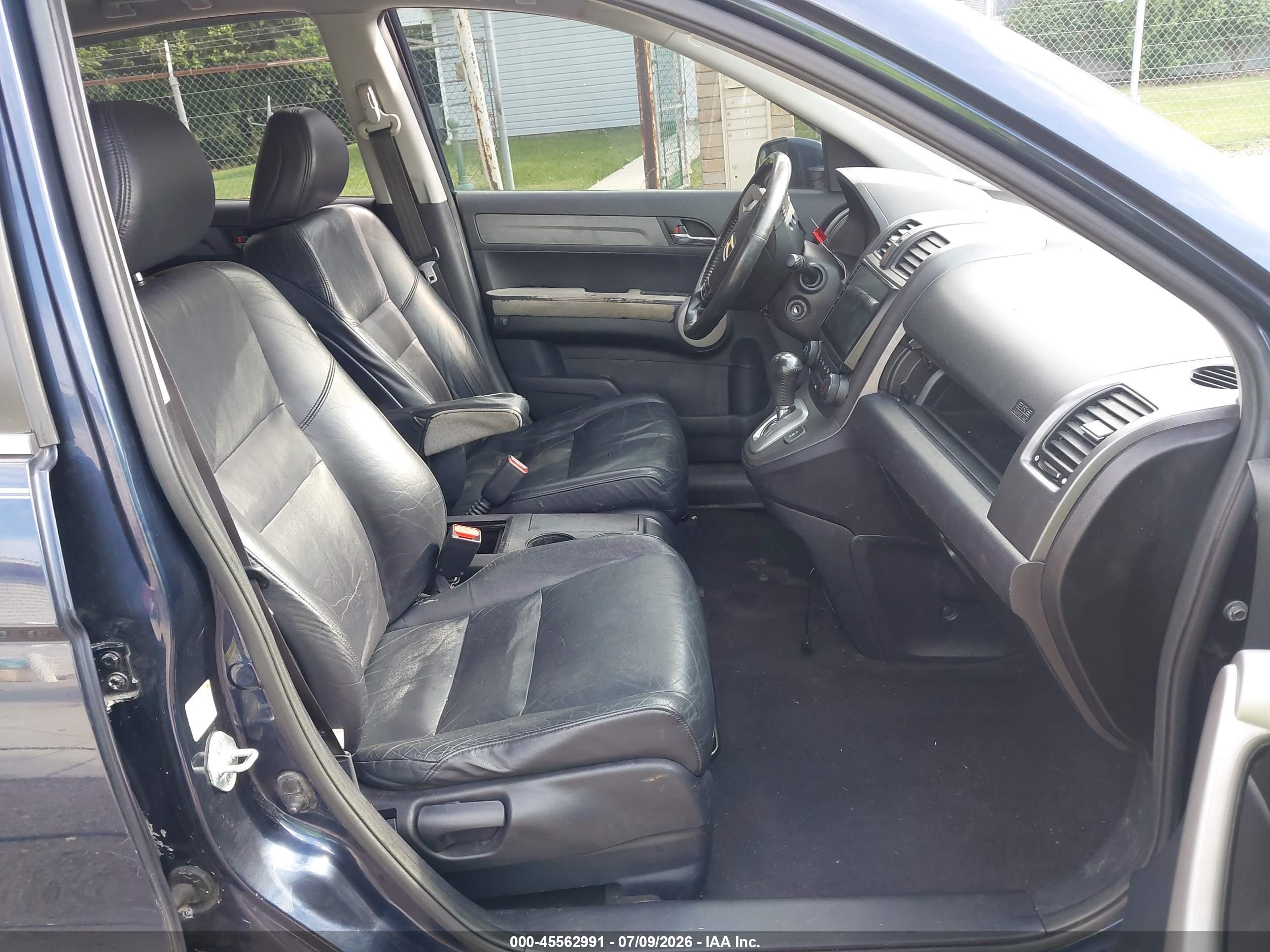2007 Honda Cr-v Ex-l Blue vin: JHLRE487X7C000780