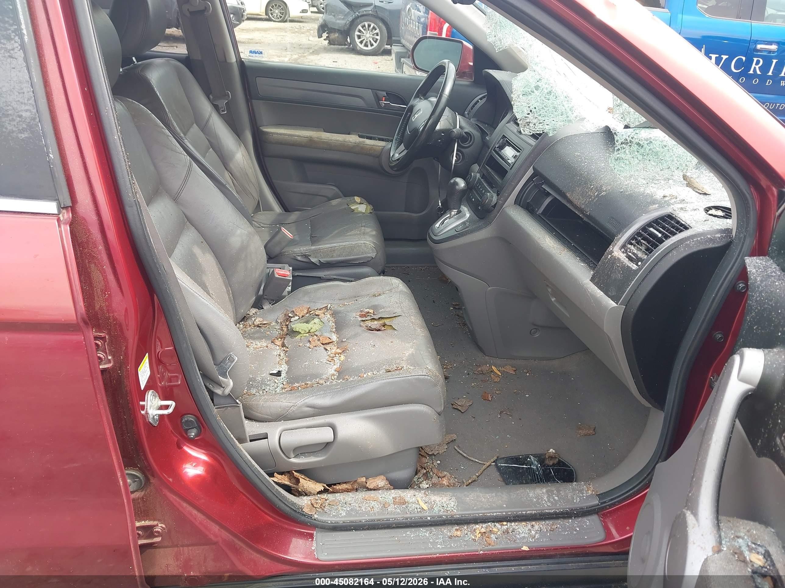 2007 Honda Cr-v Ex-l Maroon vin: JHLRE487X7C007020