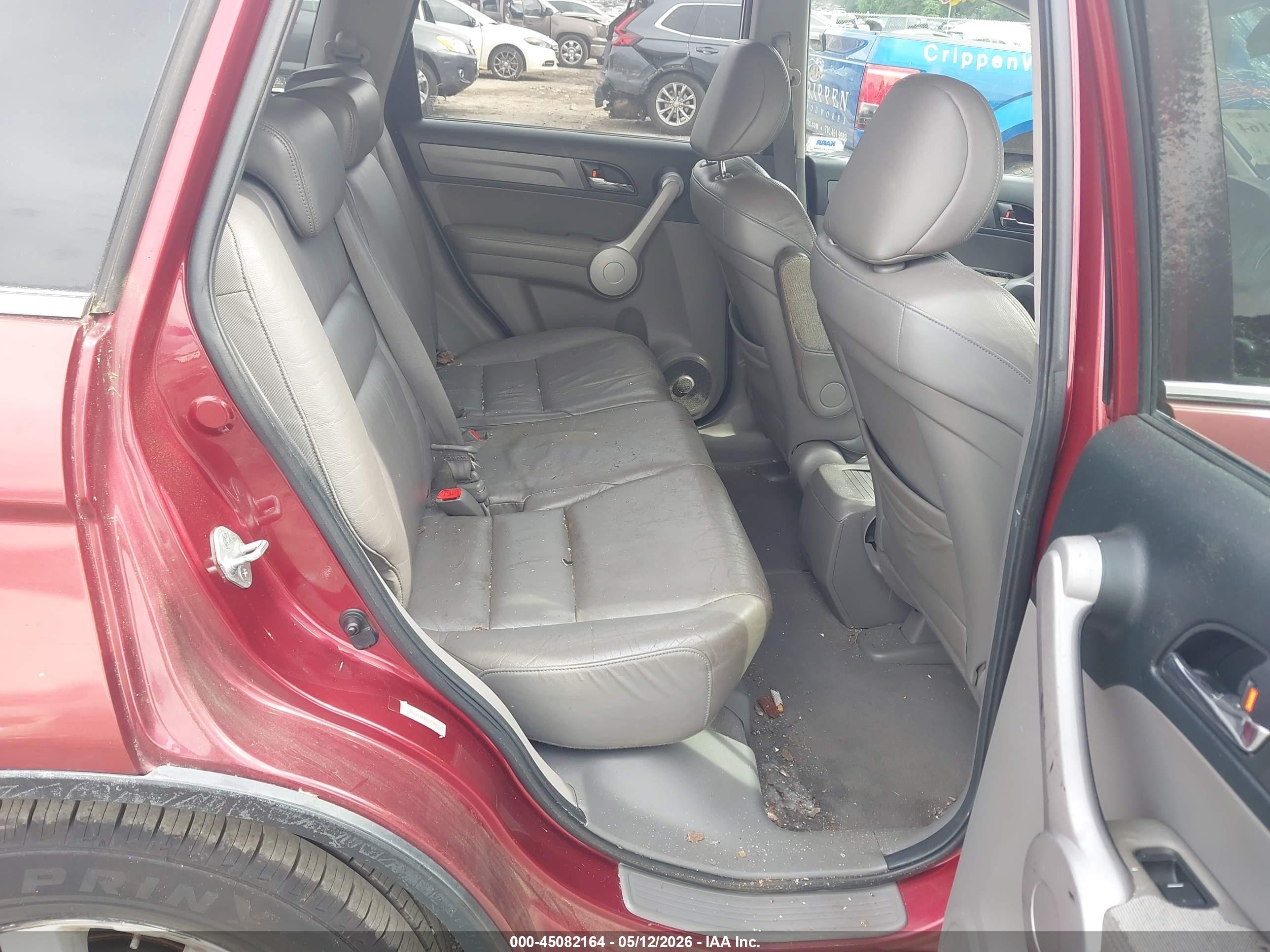 2007 Honda Cr-v Ex-l Maroon vin: JHLRE487X7C007020