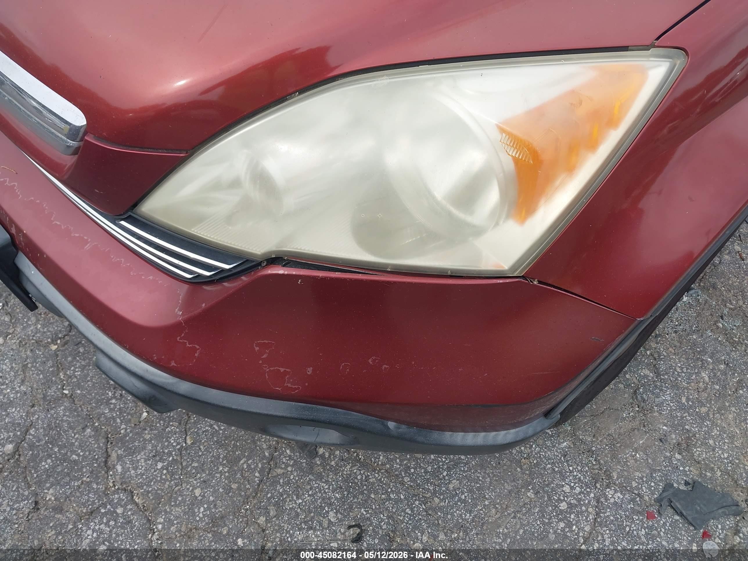 2007 Honda Cr-v Ex-l Maroon vin: JHLRE487X7C007020