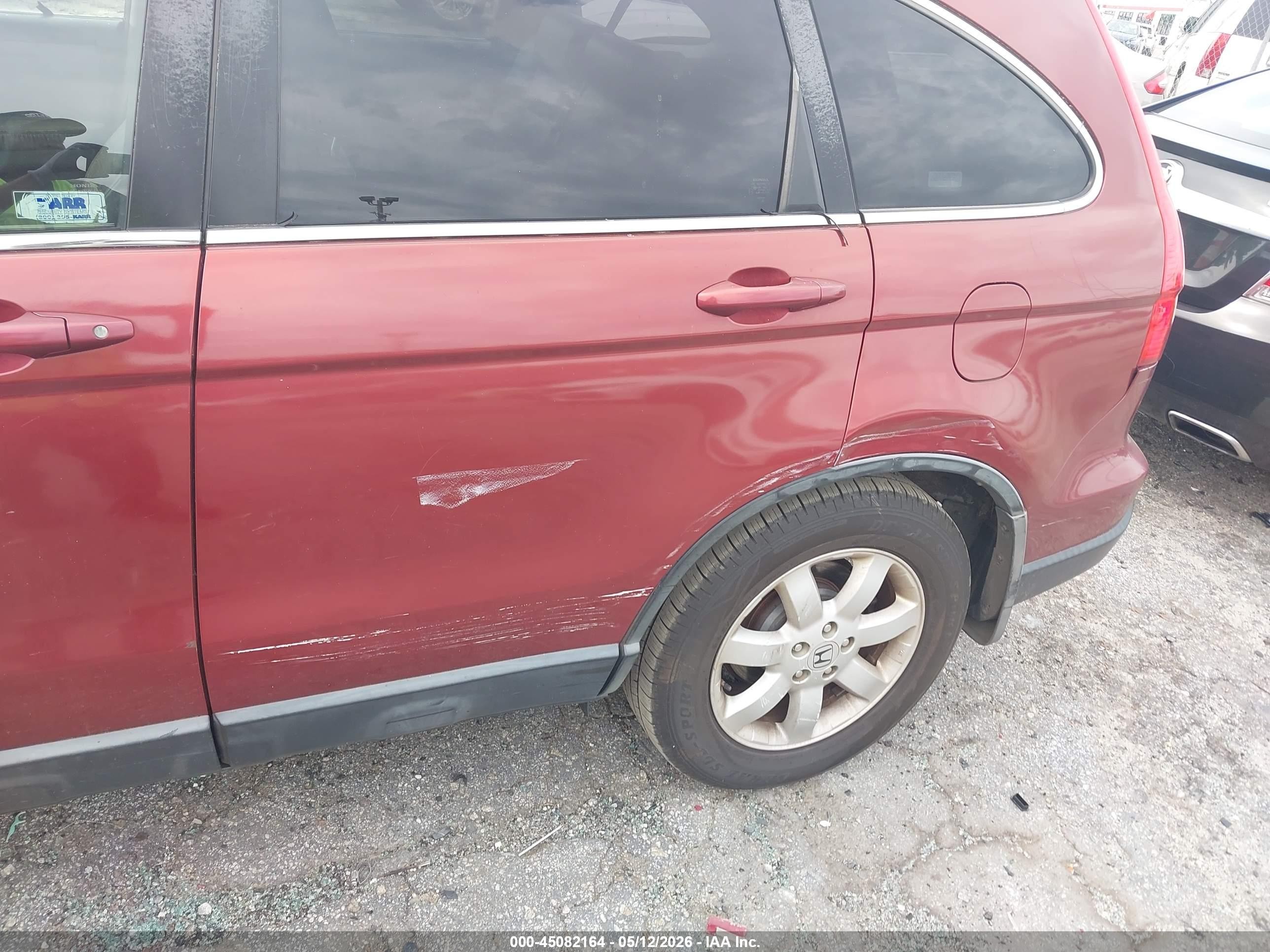 2007 Honda Cr-v Ex-l Maroon vin: JHLRE487X7C007020