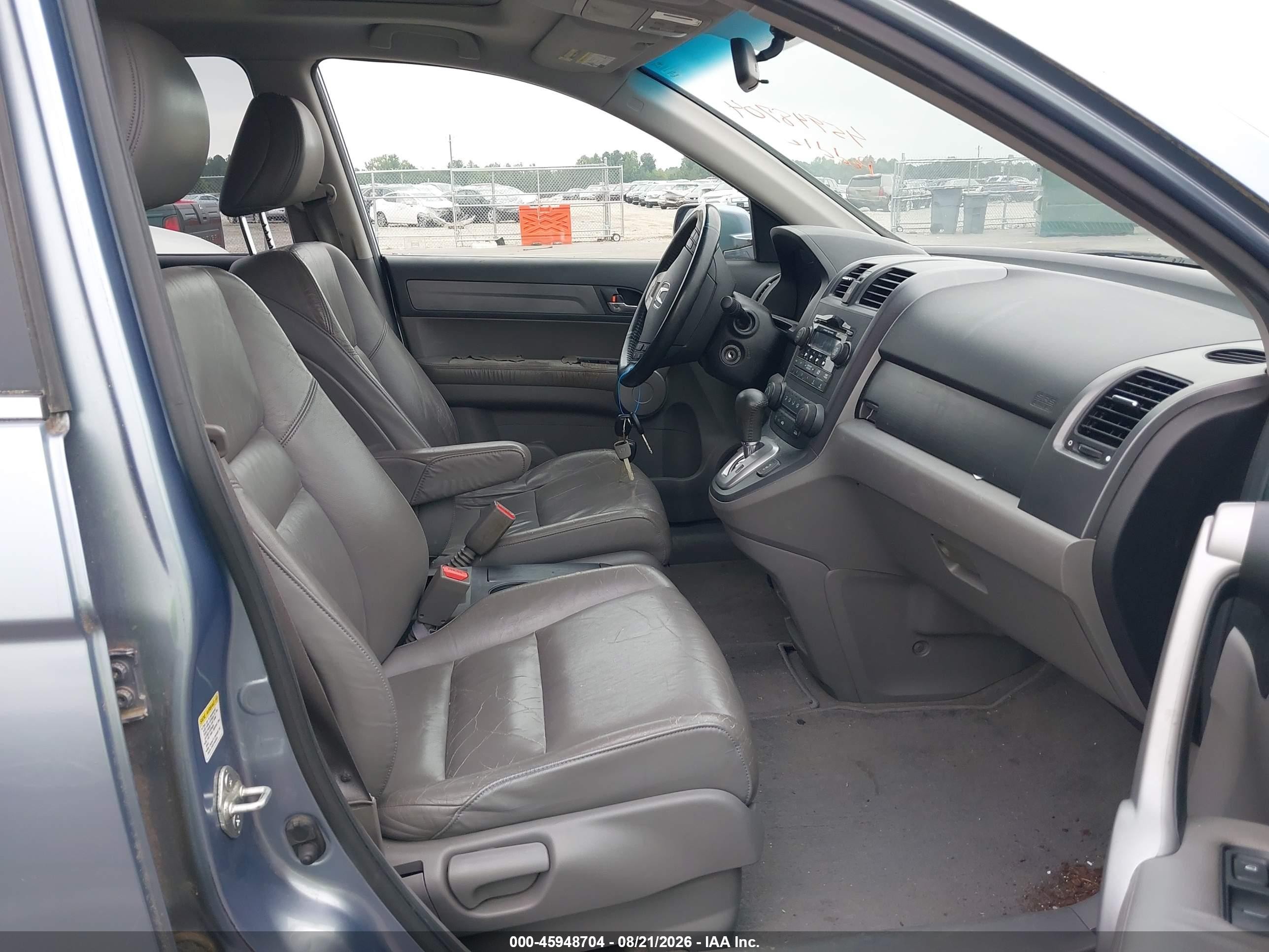 2007 Honda Cr-v Ex-l Blue vin: JHLRE487X7C010127