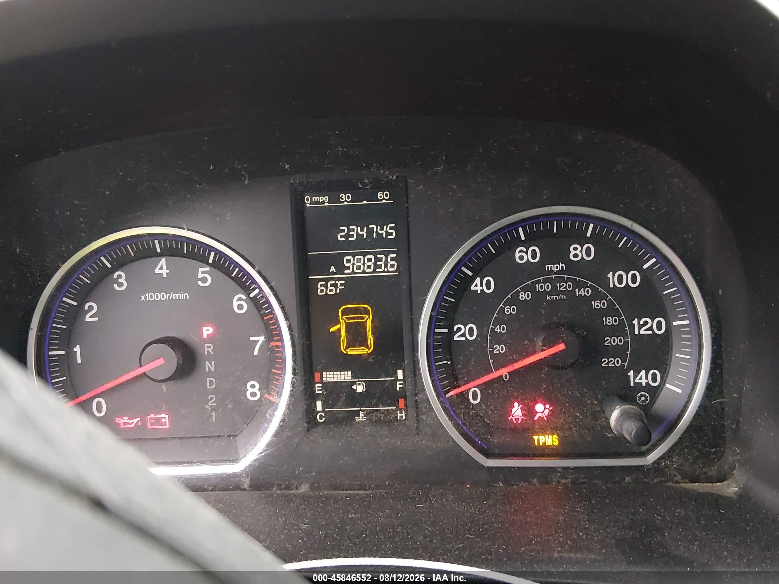 2007 Honda Cr-v Ex-l Blue vin: JHLRE487X7C011262