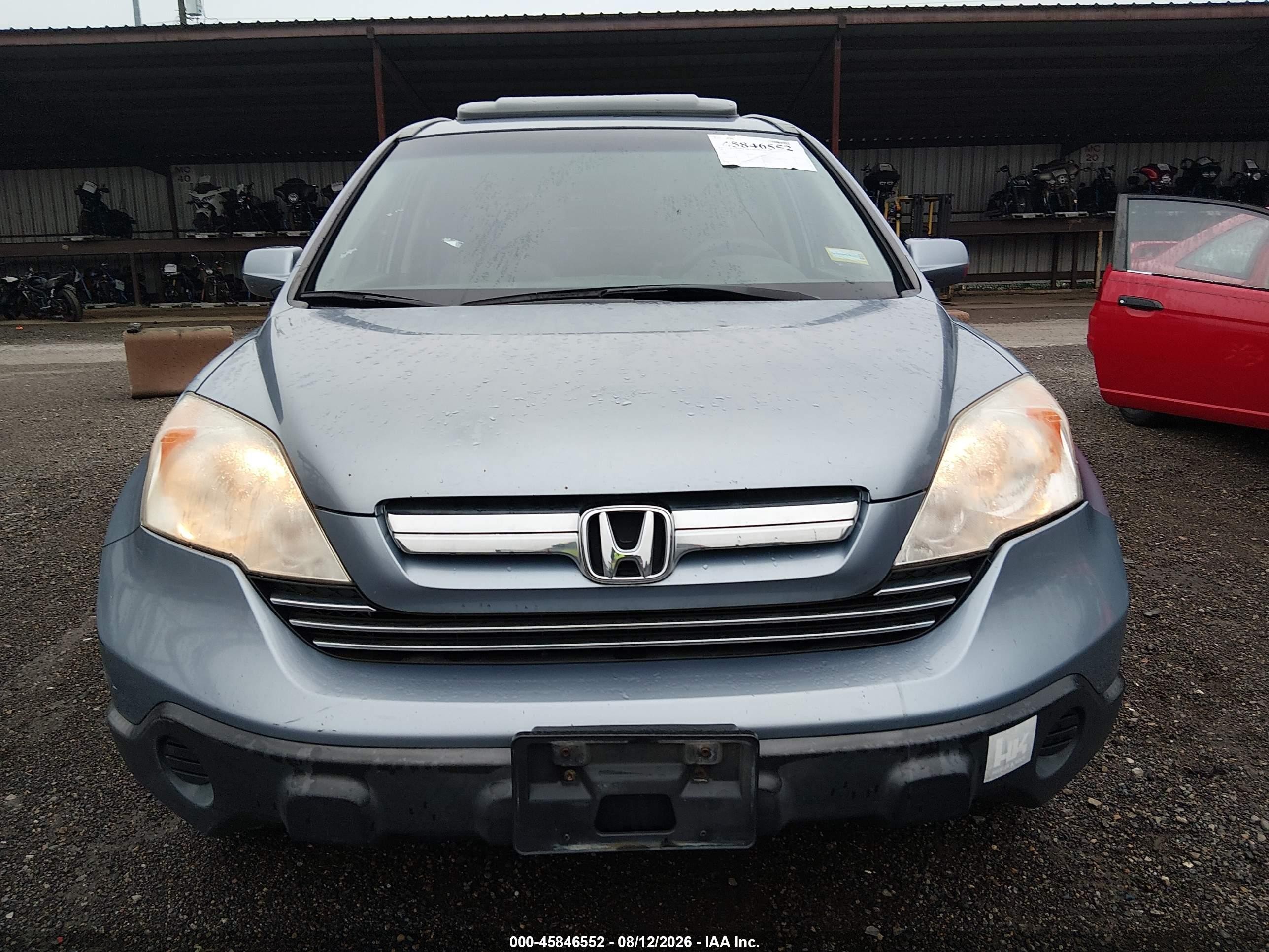 2007 Honda Cr-v Ex-l Blue vin: JHLRE487X7C011262