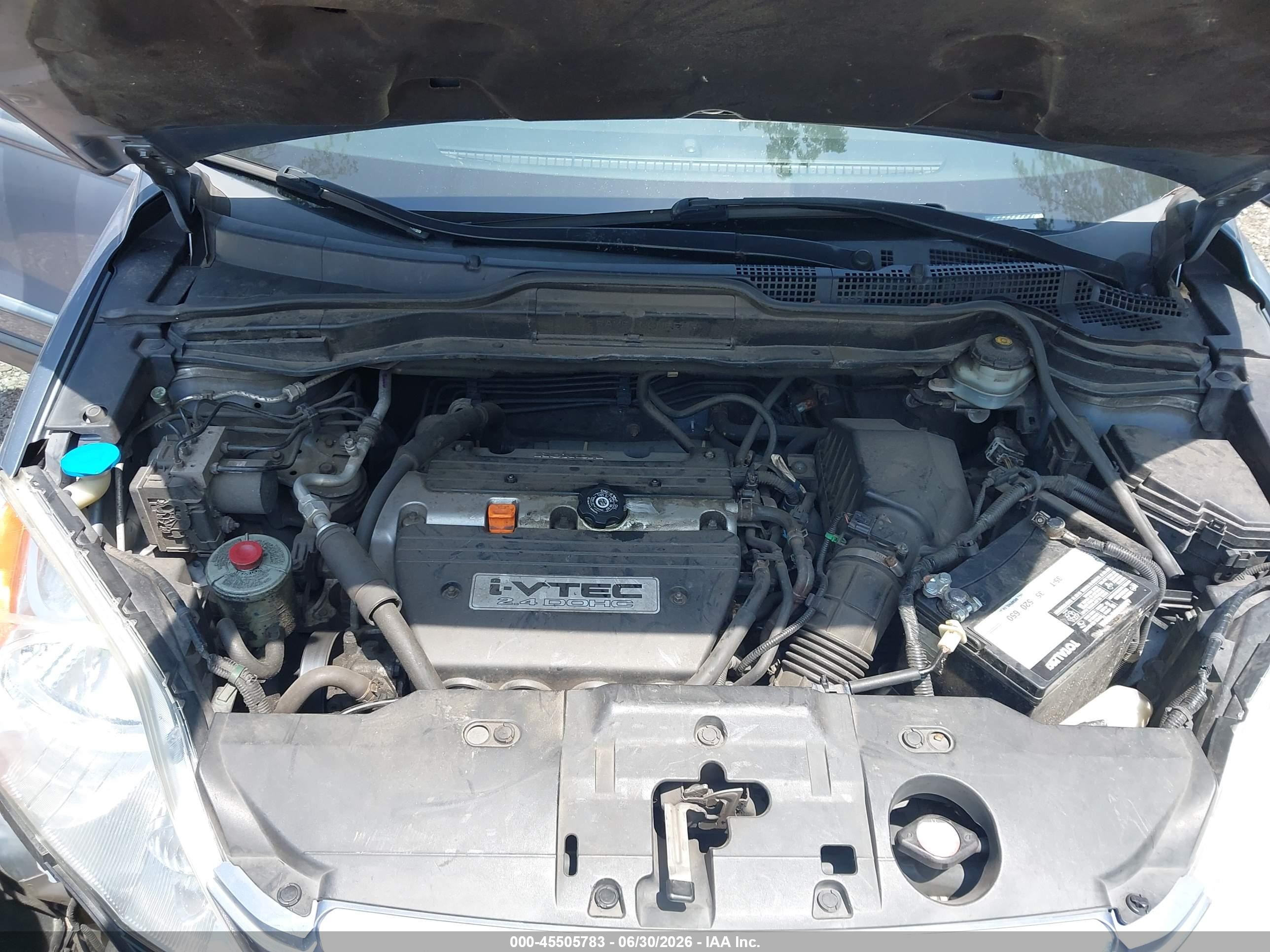 2007 Honda Cr-v Ex-l Light Blue vin: JHLRE487X7C028353