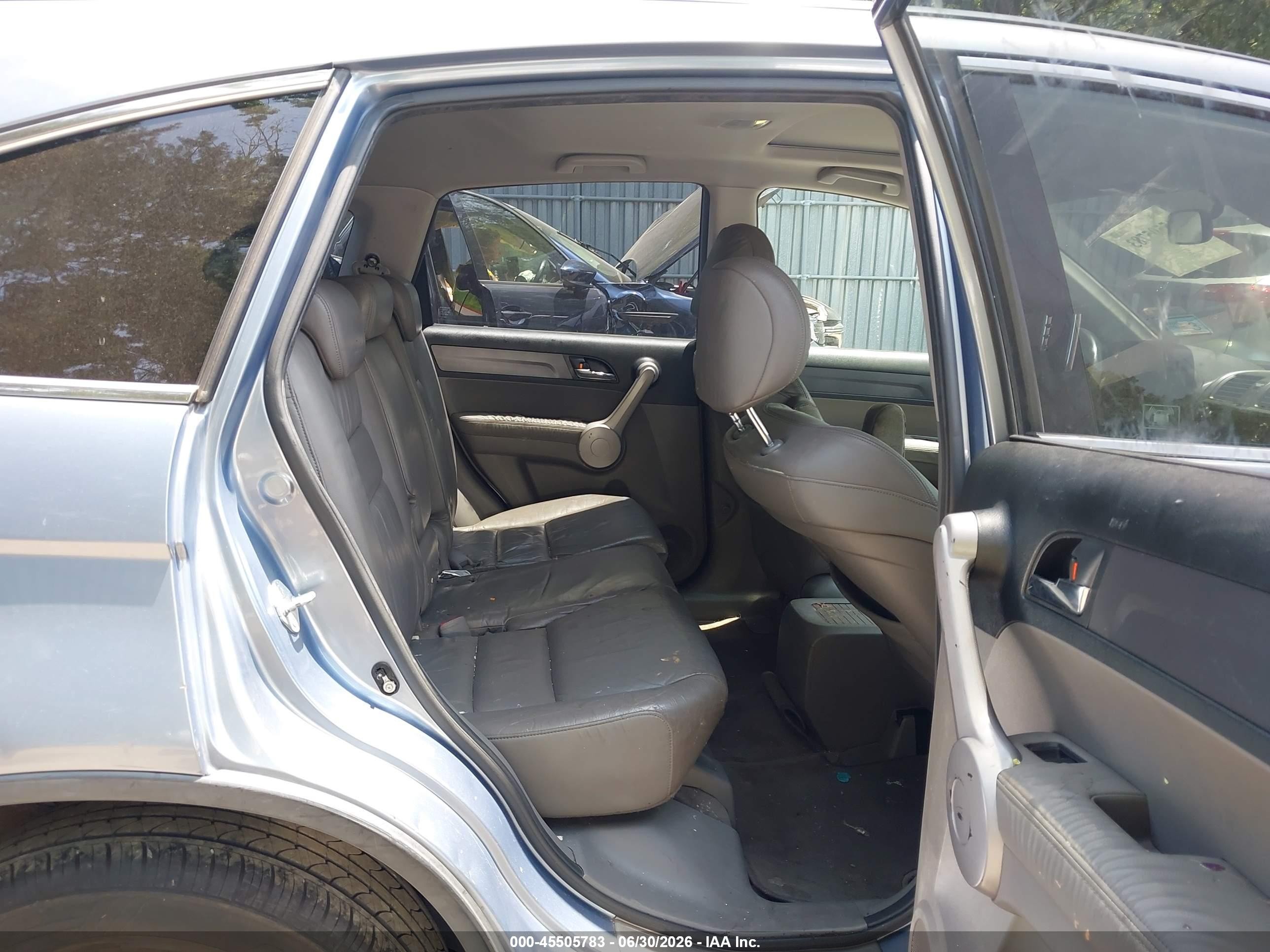2007 Honda Cr-v Ex-l Light Blue vin: JHLRE487X7C028353