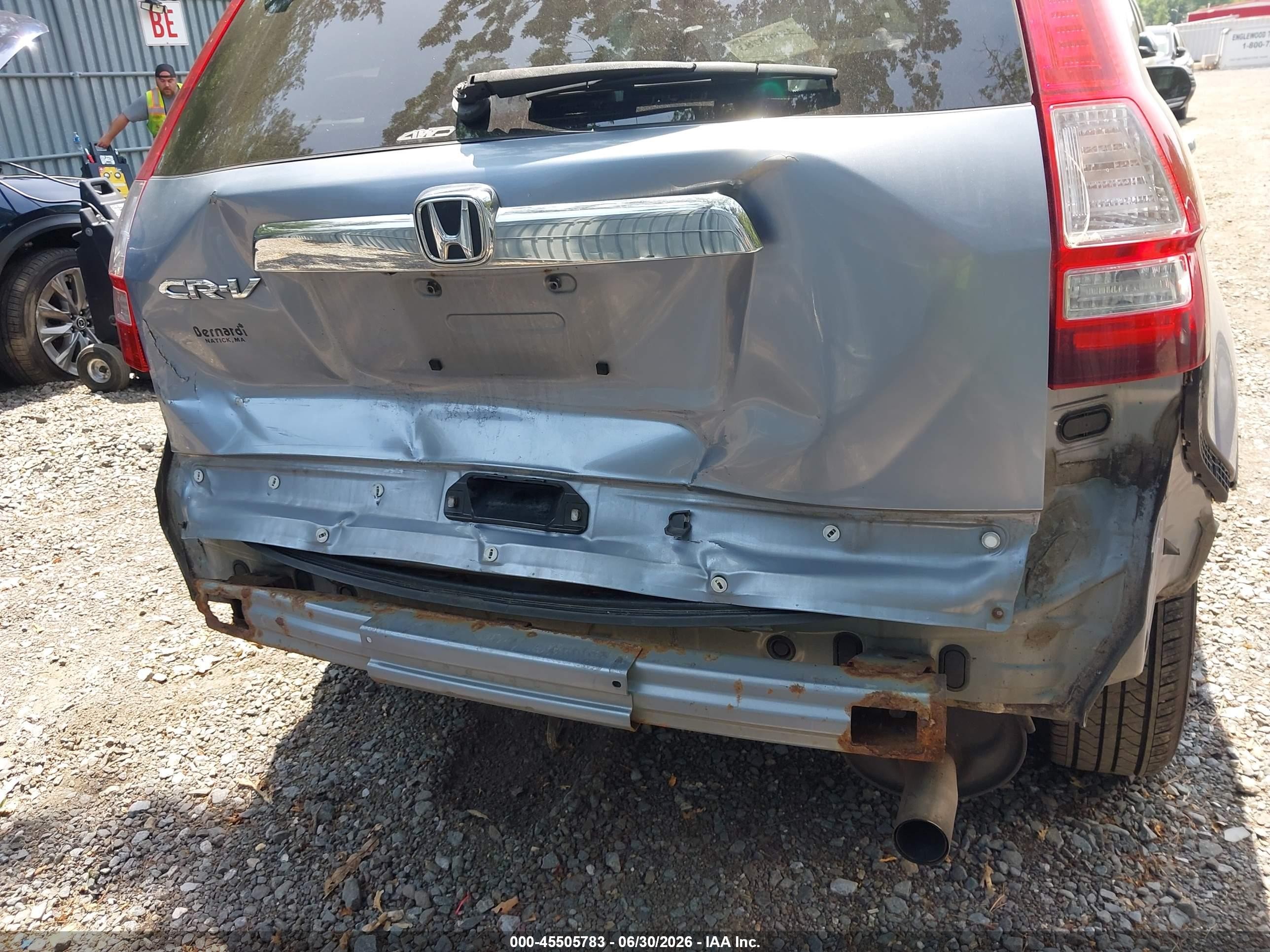 2007 Honda Cr-v Ex-l Light Blue vin: JHLRE487X7C028353