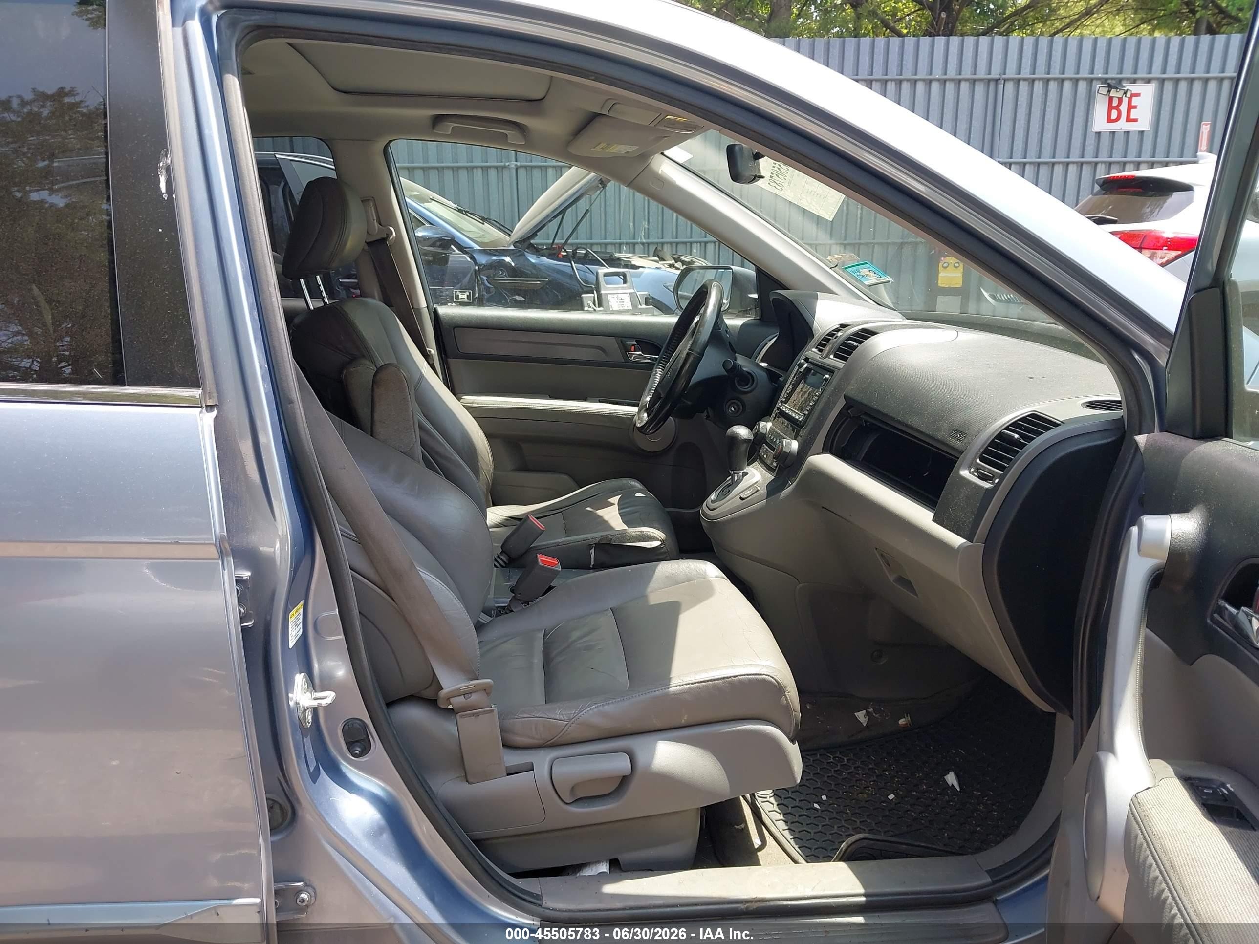 2007 Honda Cr-v Ex-l Light Blue vin: JHLRE487X7C028353