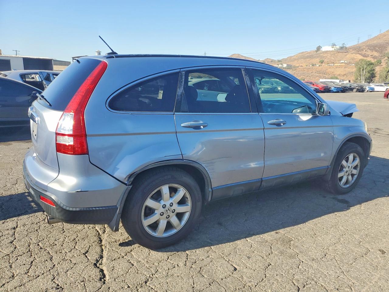2007 Honda Cr-v Exl Silver vin: JHLRE487X7C035934