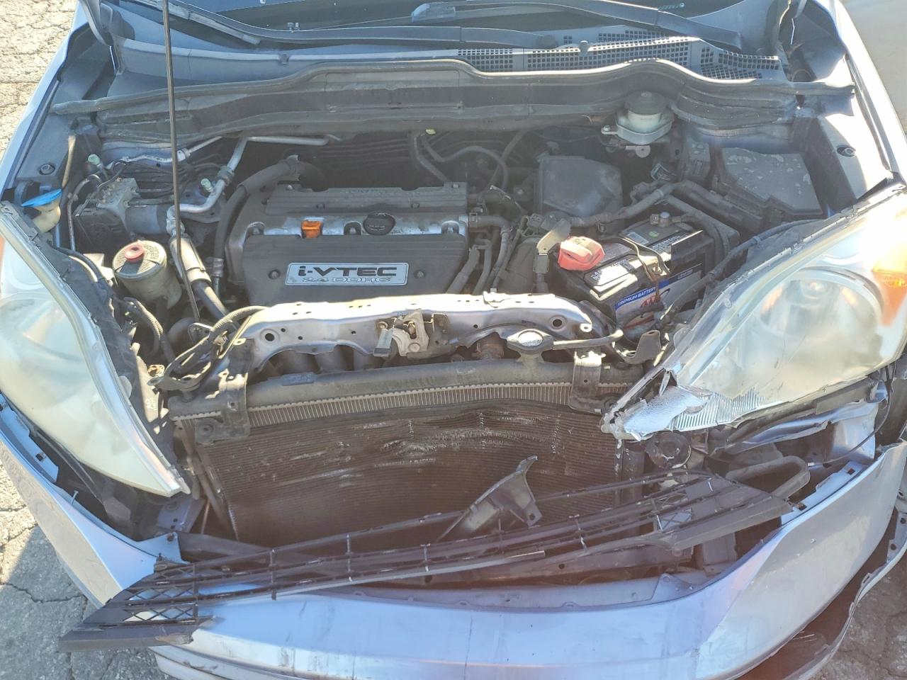 2007 Honda Cr-v Exl Silver vin: JHLRE487X7C035934