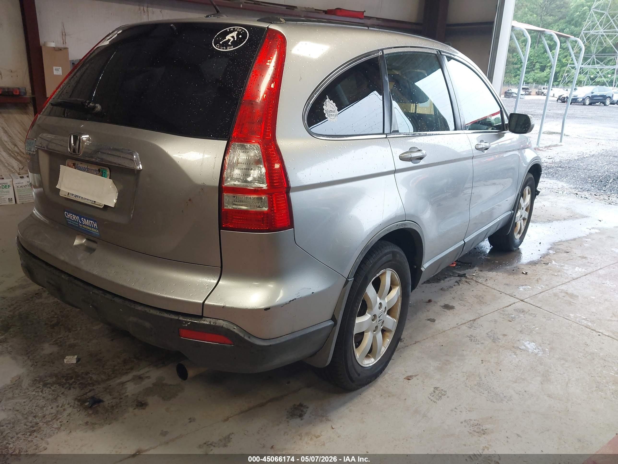 2007 Honda Cr-v Ex-l Gray vin: JHLRE487X7C052281
