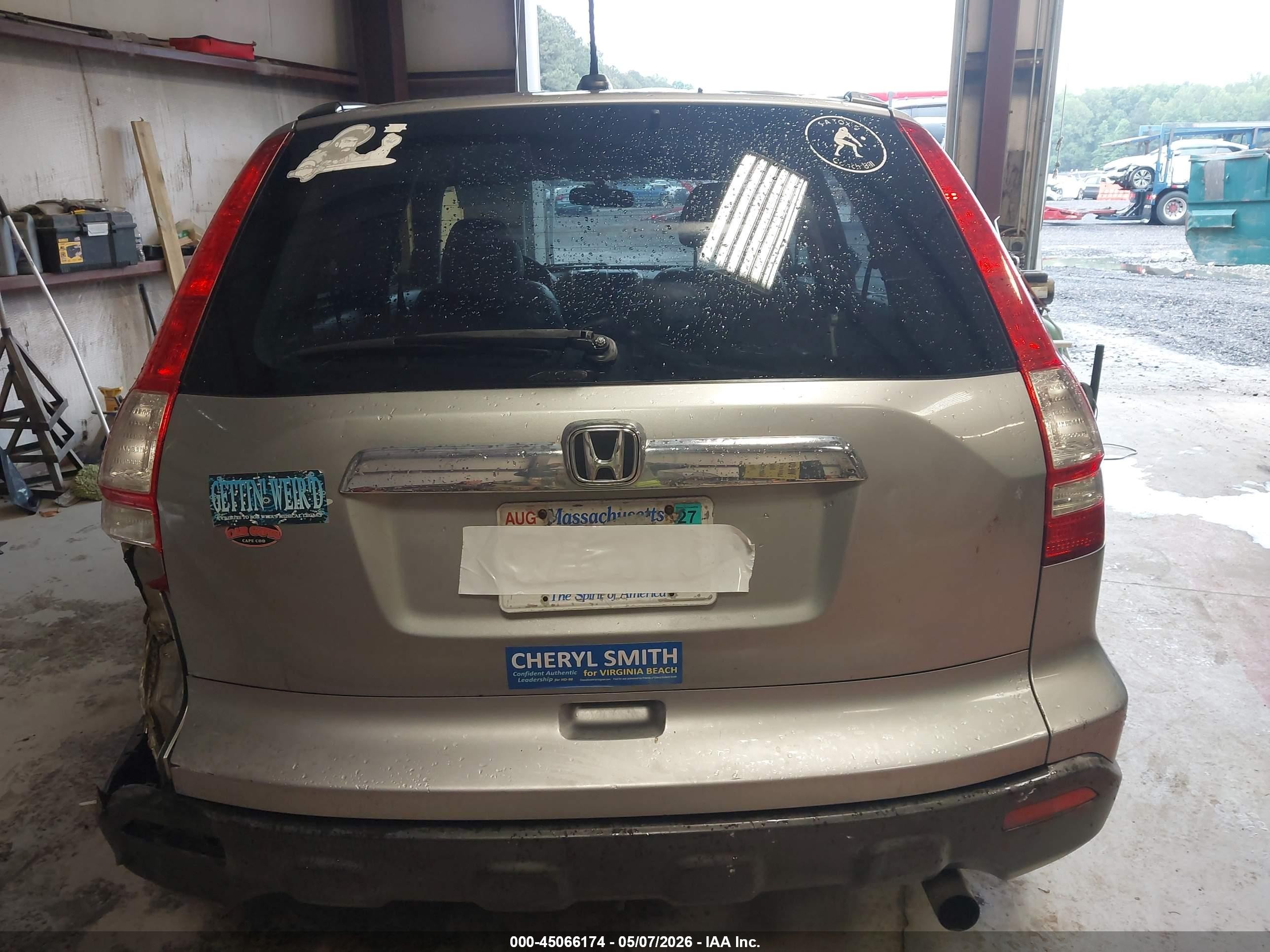 2007 Honda Cr-v Ex-l Gray vin: JHLRE487X7C052281