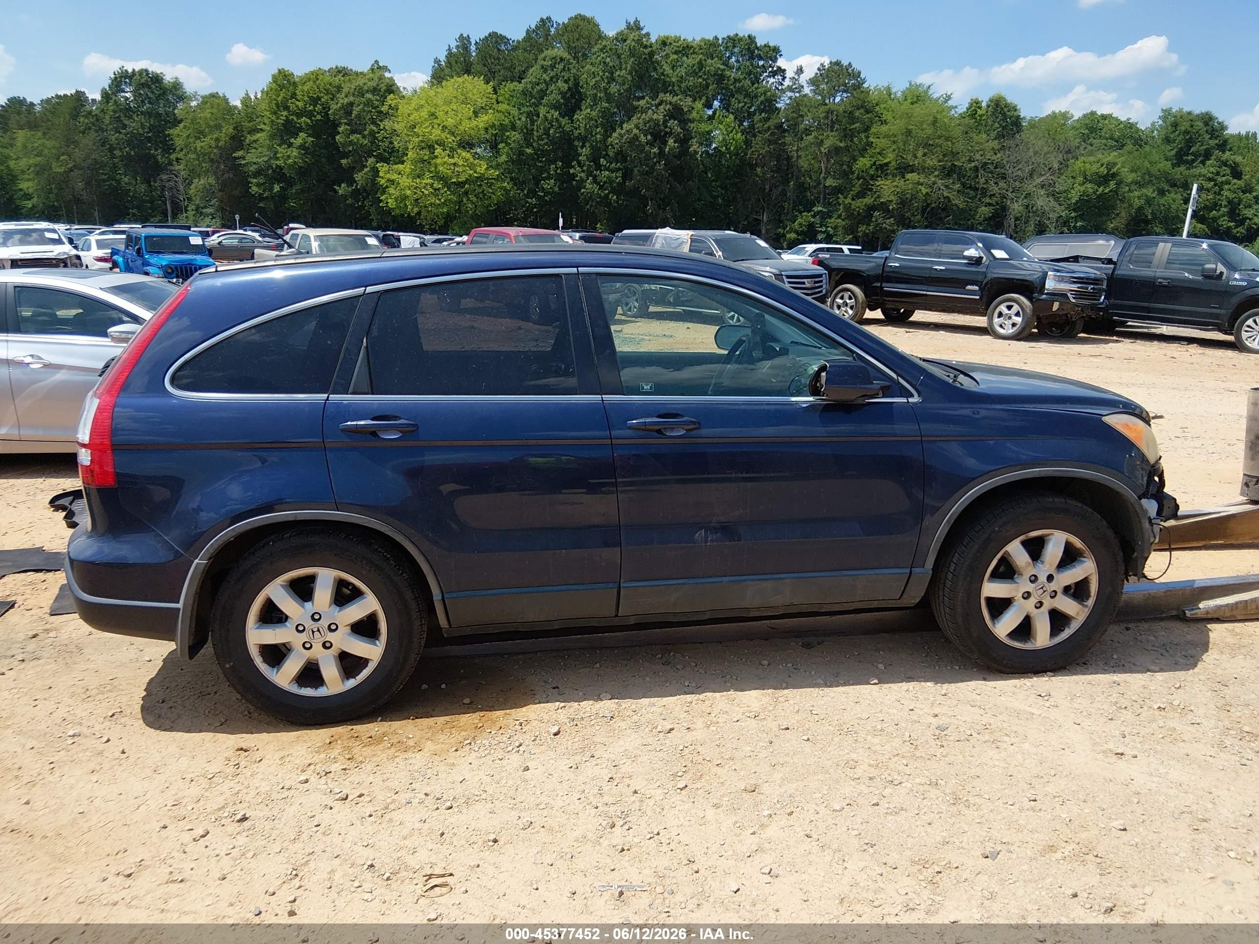 2007 Honda Cr-v Ex-l Blue vin: JHLRE487X7C056816