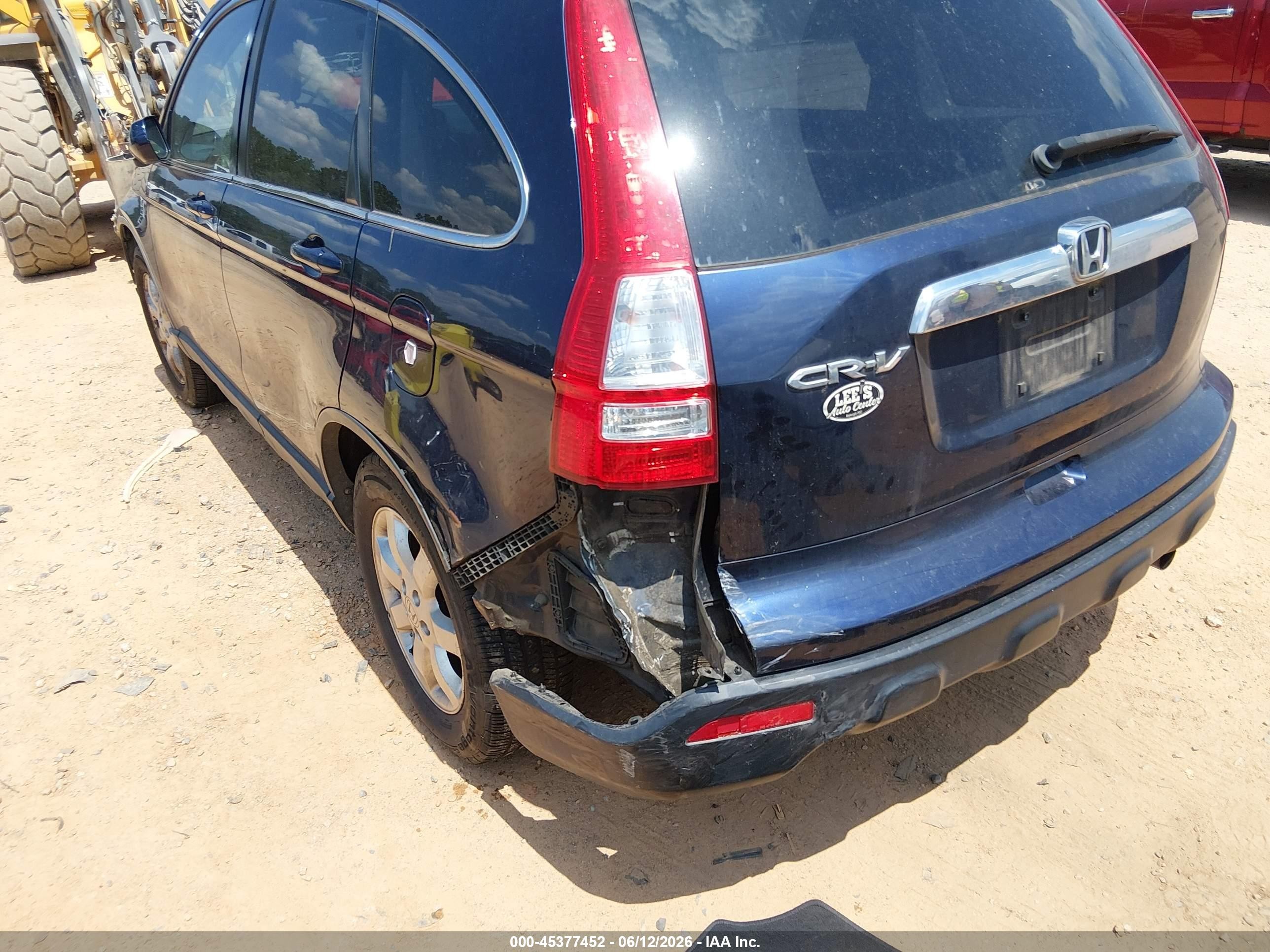 2007 Honda Cr-v Ex-l Blue vin: JHLRE487X7C056816