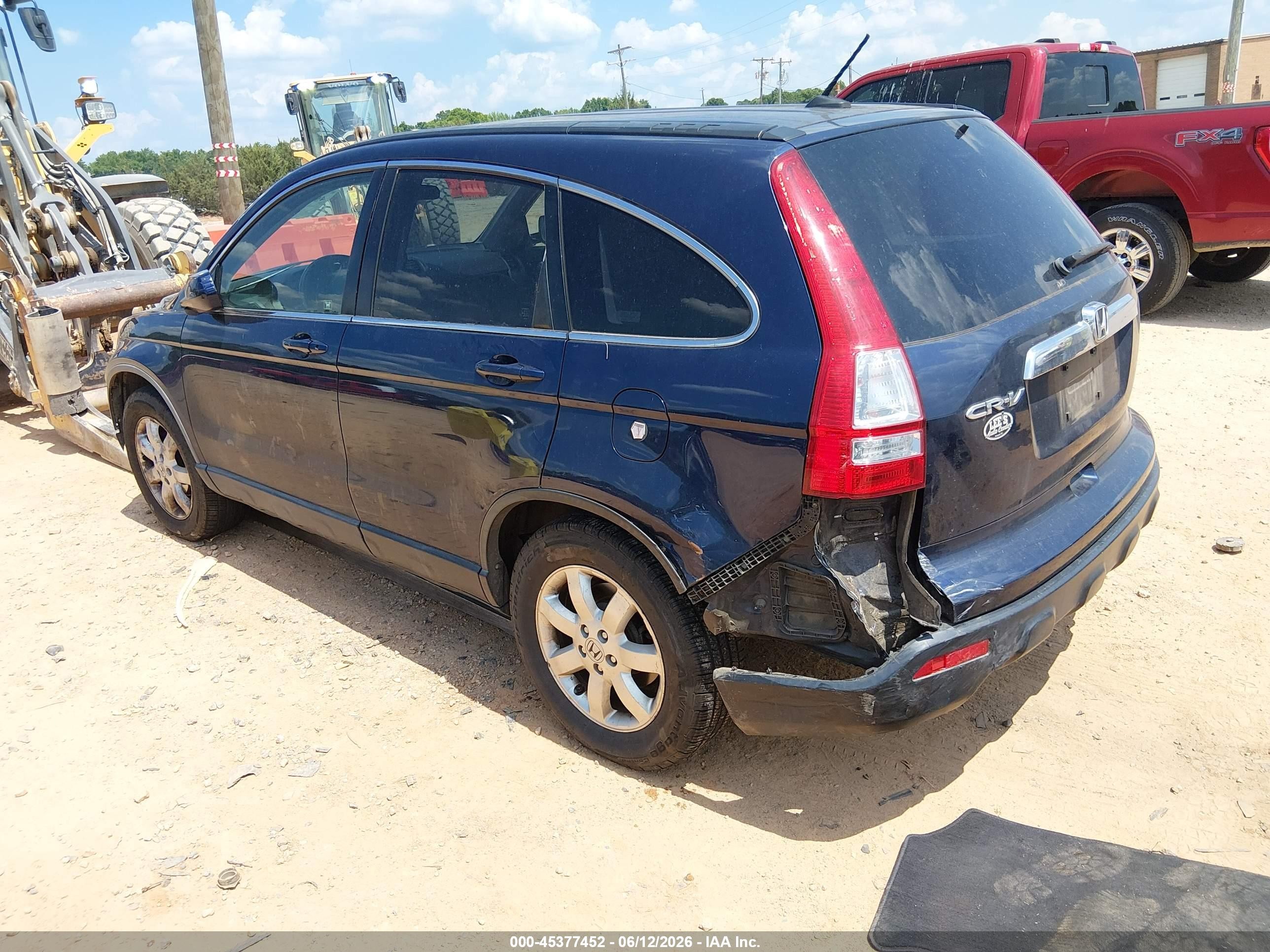 2007 Honda Cr-v Ex-l Blue vin: JHLRE487X7C056816