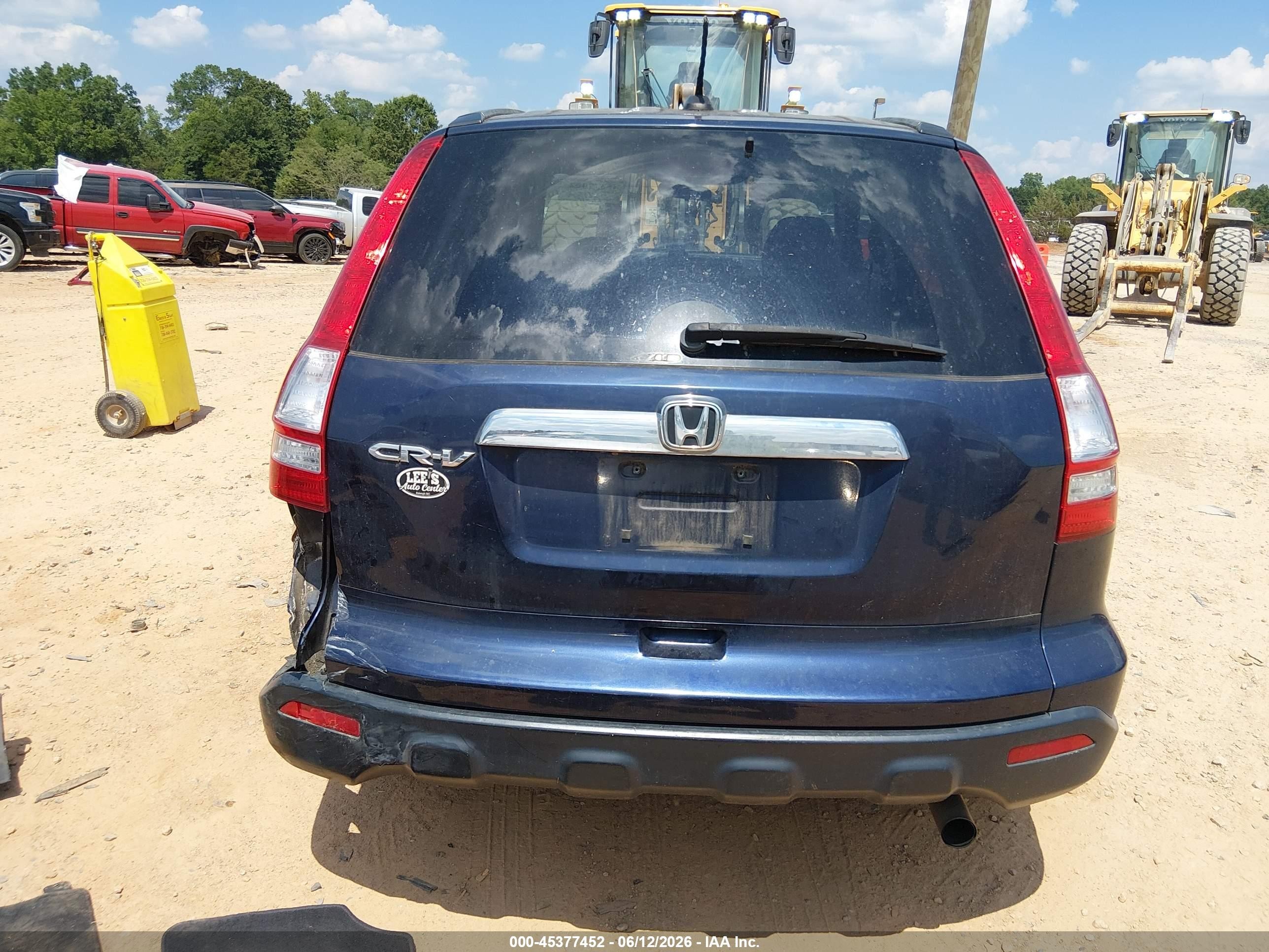 2007 Honda Cr-v Ex-l Blue vin: JHLRE487X7C056816