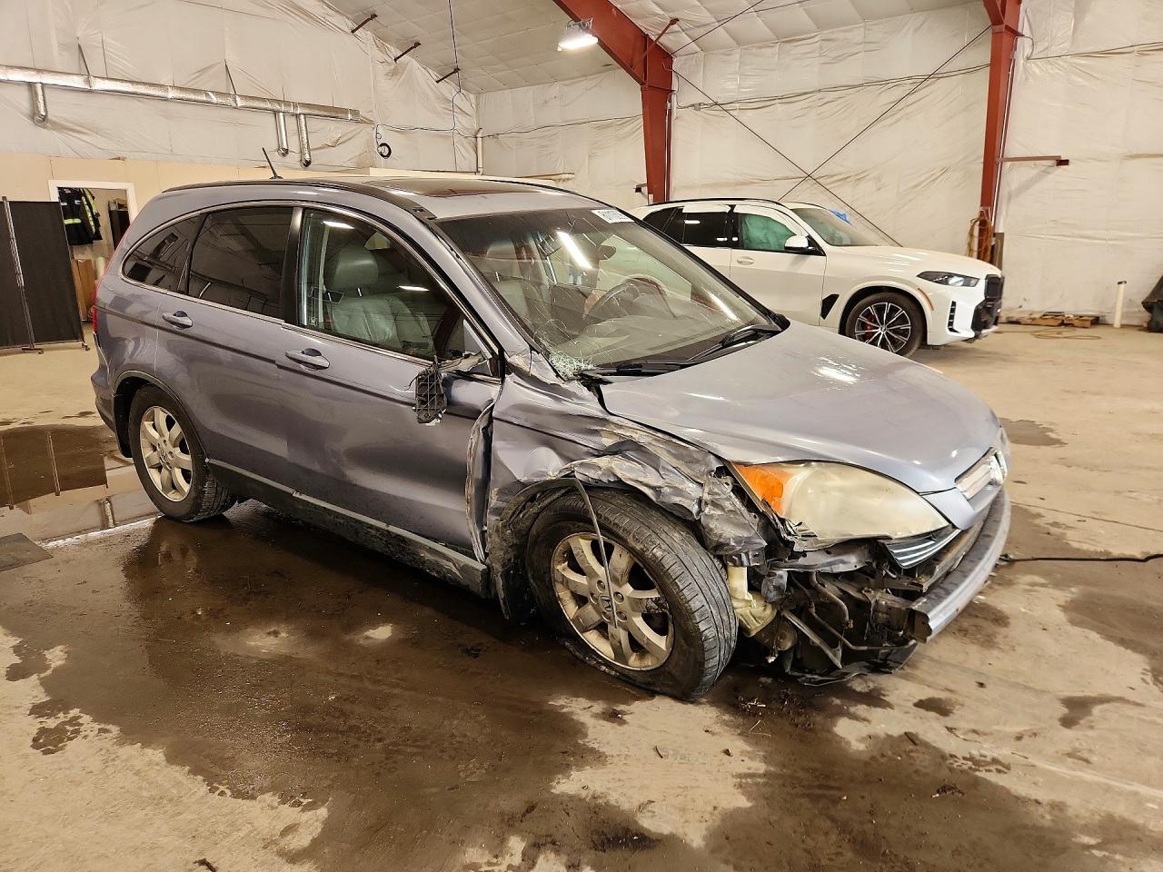 2007 Honda Cr-v Exl Blue vin: JHLRE487X7C057304