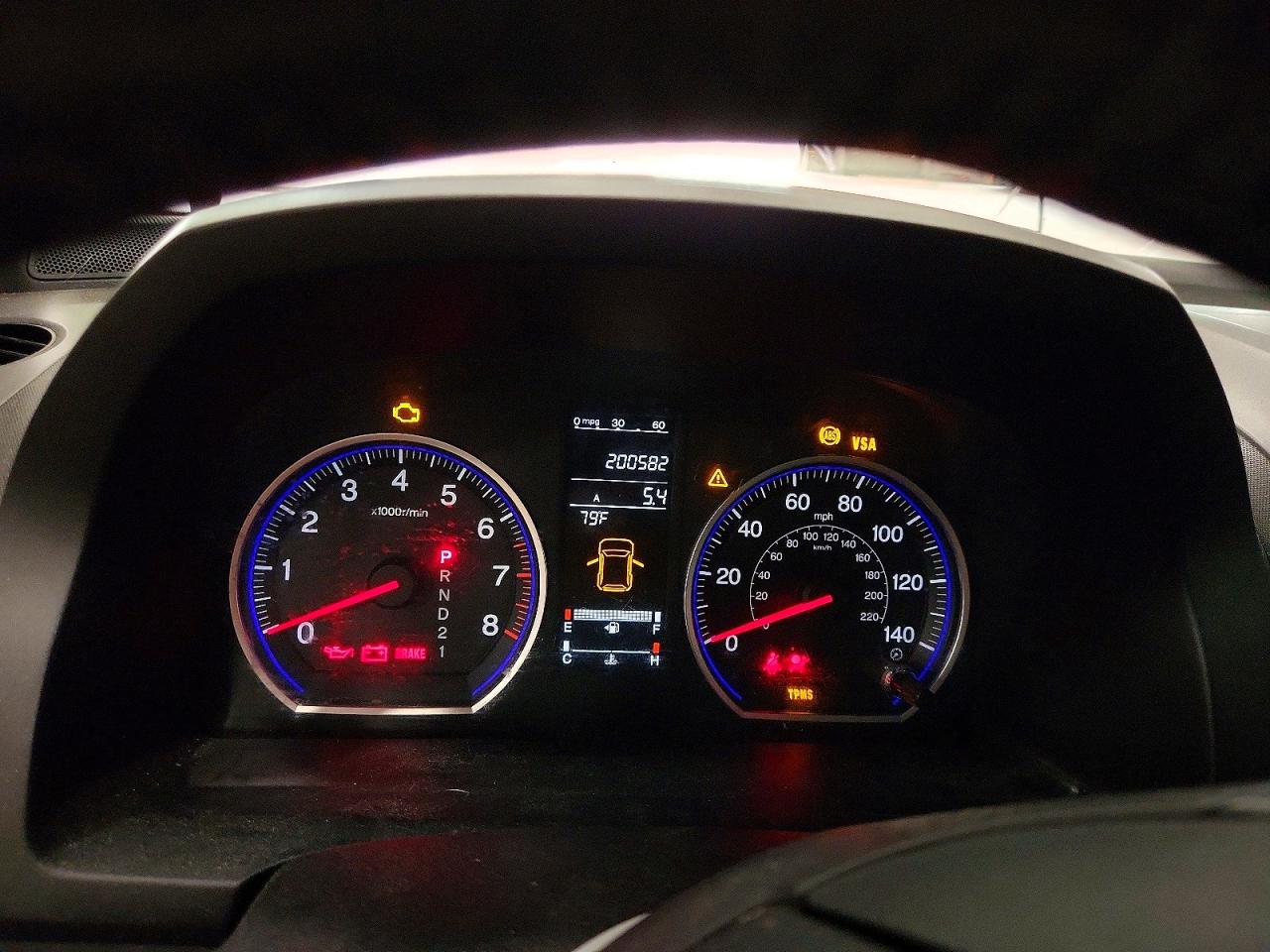 2007 Honda Cr-v Exl Blue vin: JHLRE487X7C057304