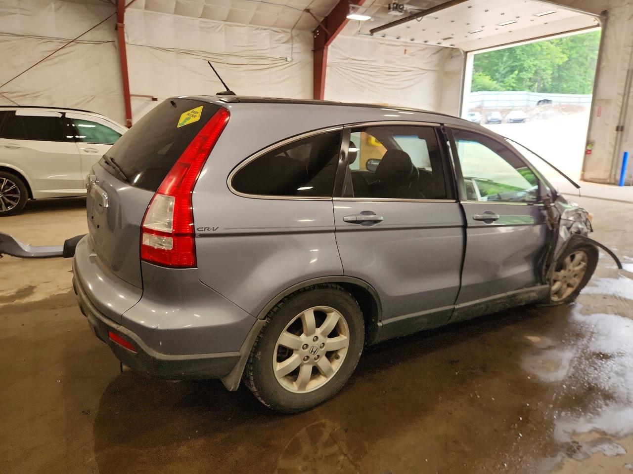 2007 Honda Cr-v Exl Blue vin: JHLRE487X7C057304