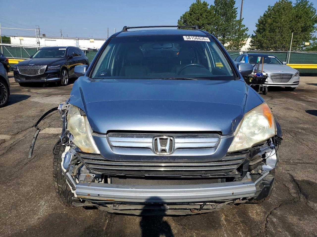 2007 Honda Cr-v Exl Синий vin: JHLRE487X7C062650