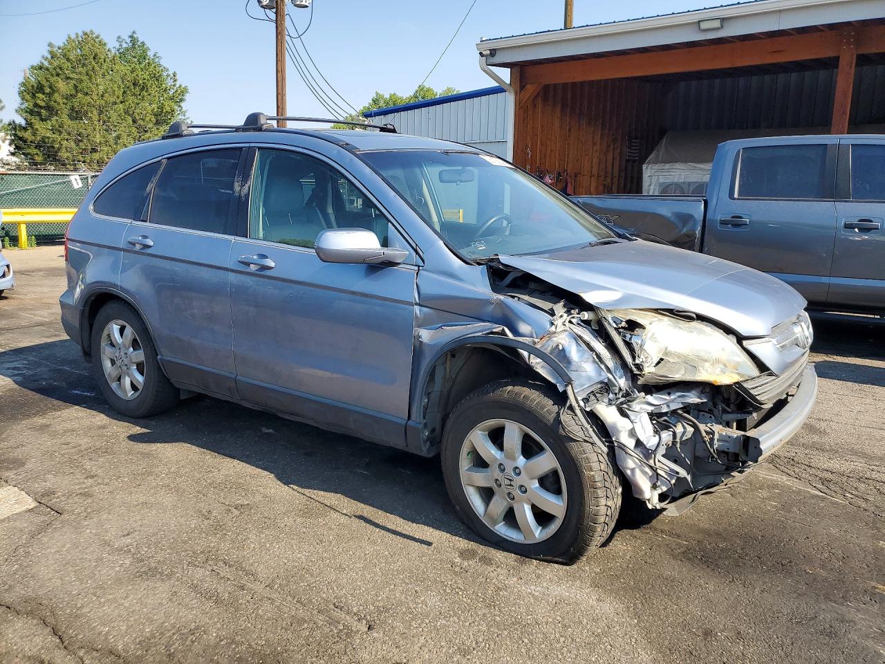 2007 Honda Cr-v Exl Синий vin: JHLRE487X7C062650