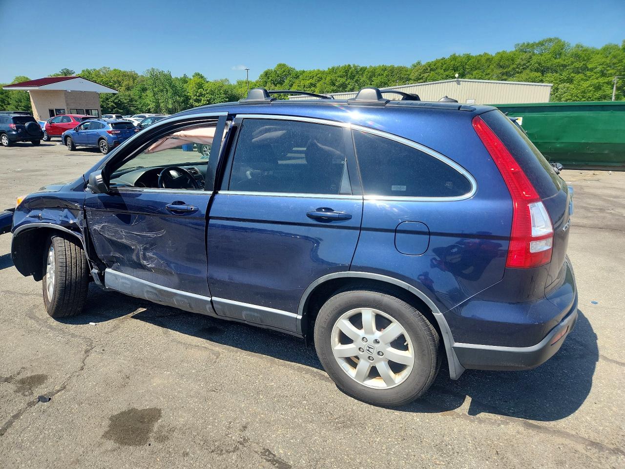 2007 Honda Cr-v Exl Синий vin: JHLRE487X7C075673