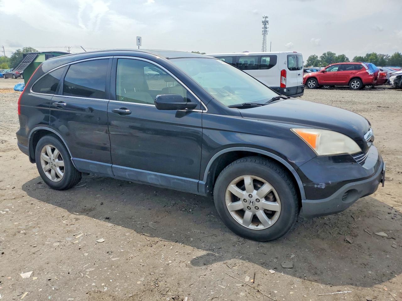 2007 Honda Cr-v Exl Черный vin: JHLRE487X7C081697