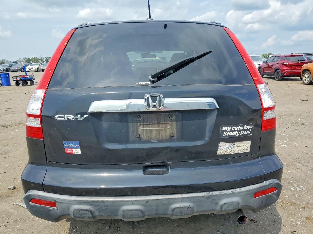 2007 Honda Cr-v Exl Черный vin: JHLRE487X7C081697