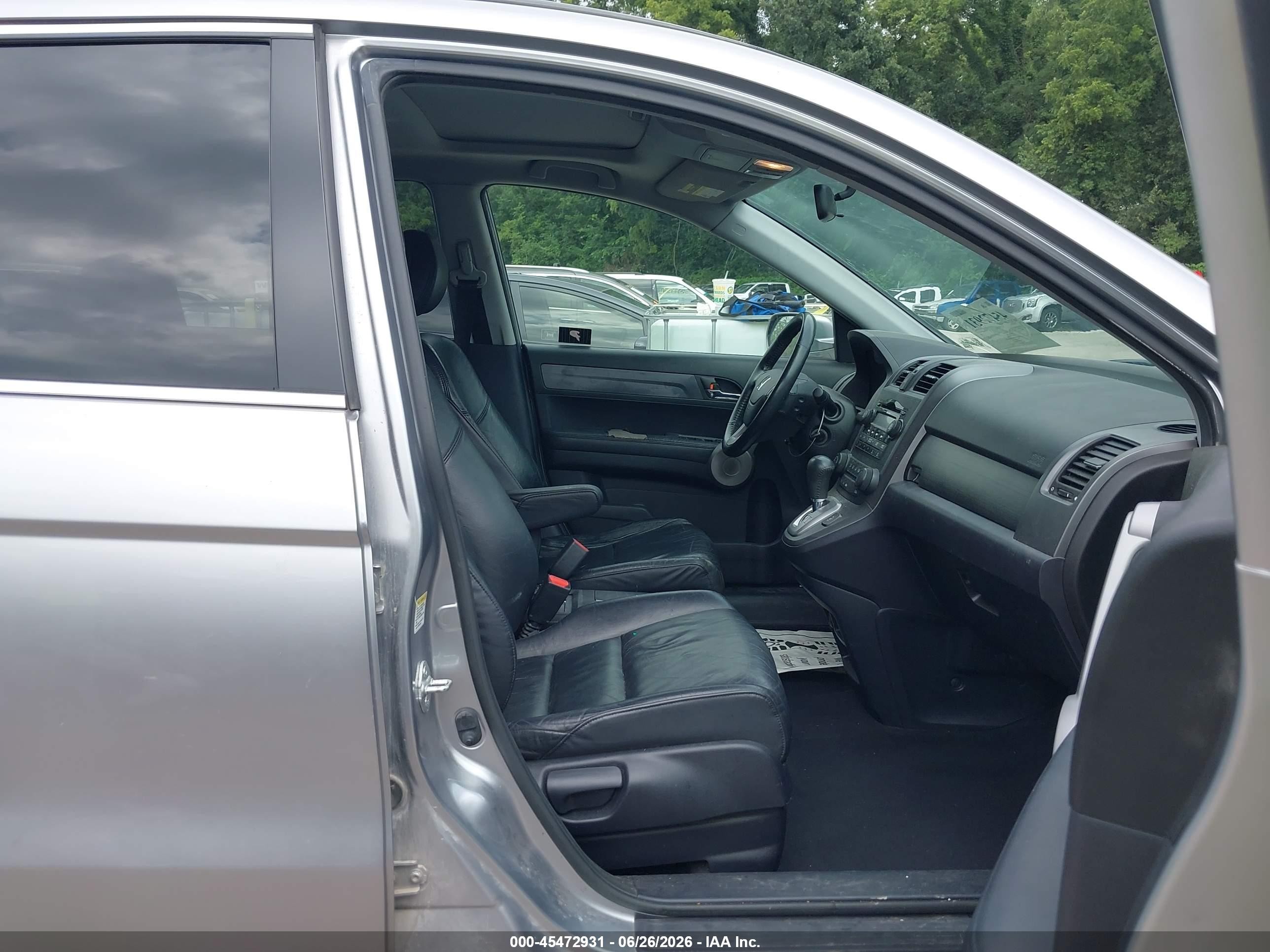 2007 Honda Cr-v Ex-l Silver vin: JHLRE487X7C092215