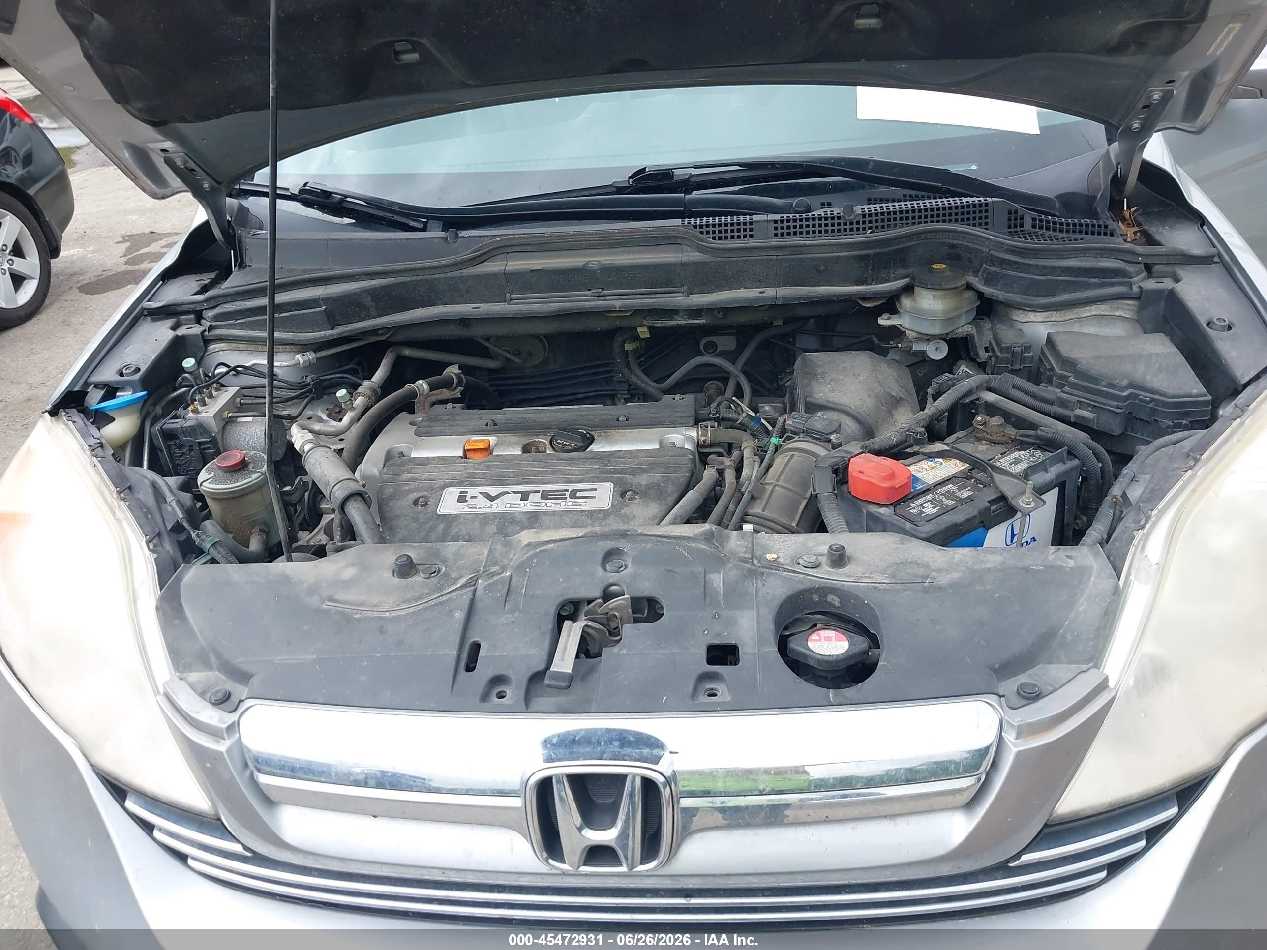2007 Honda Cr-v Ex-l Silver vin: JHLRE487X7C092215