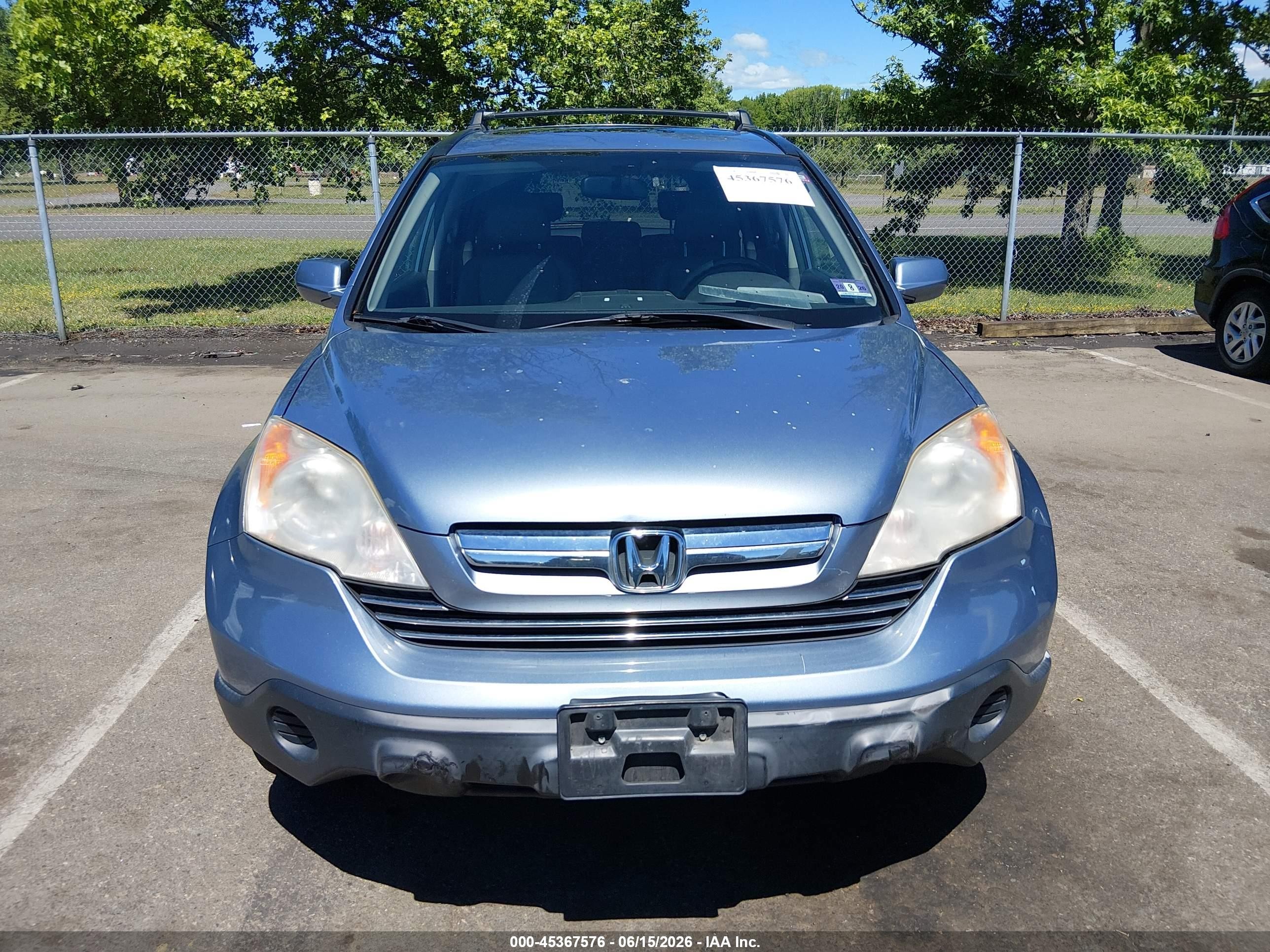 2007 Honda Cr-v Ex-l Teal vin: JHLRE487X7C121888