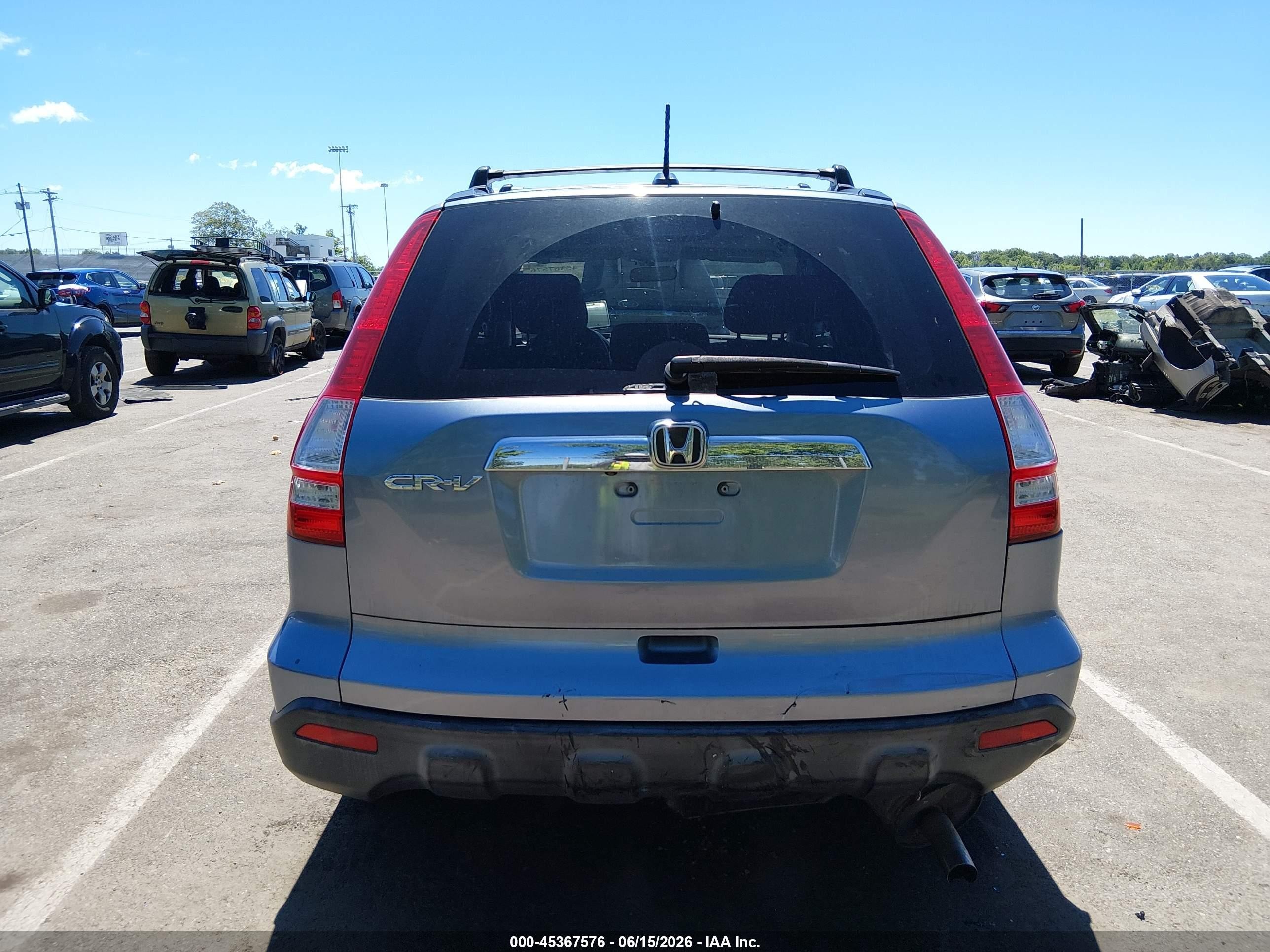 2007 Honda Cr-v Ex-l Teal vin: JHLRE487X7C121888