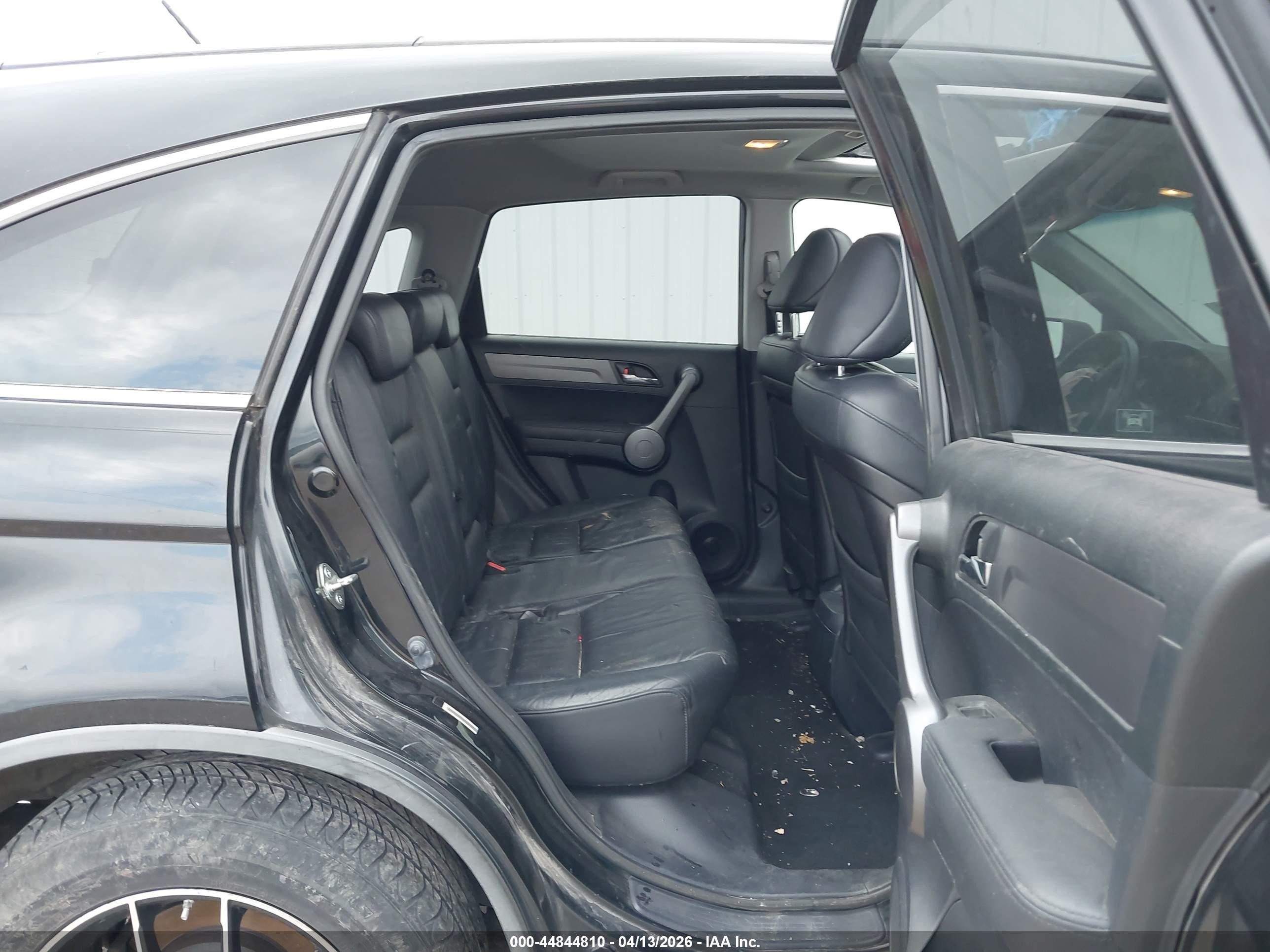 2008 Honda Cr-v Ex-l Black vin: JHLRE487X8C014485