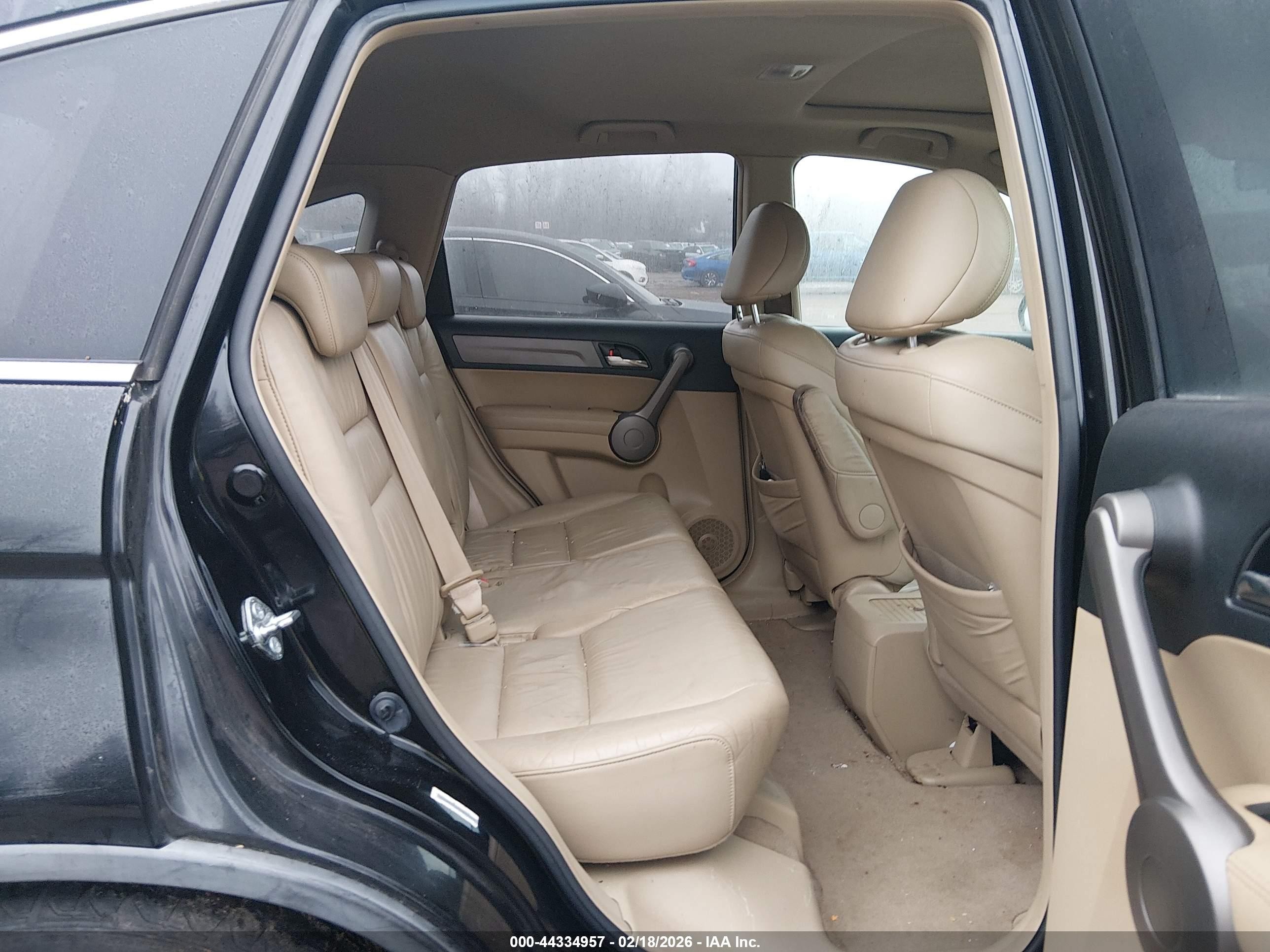 2008 Honda Cr-v Ex-l Black vin: JHLRE487X8C020352