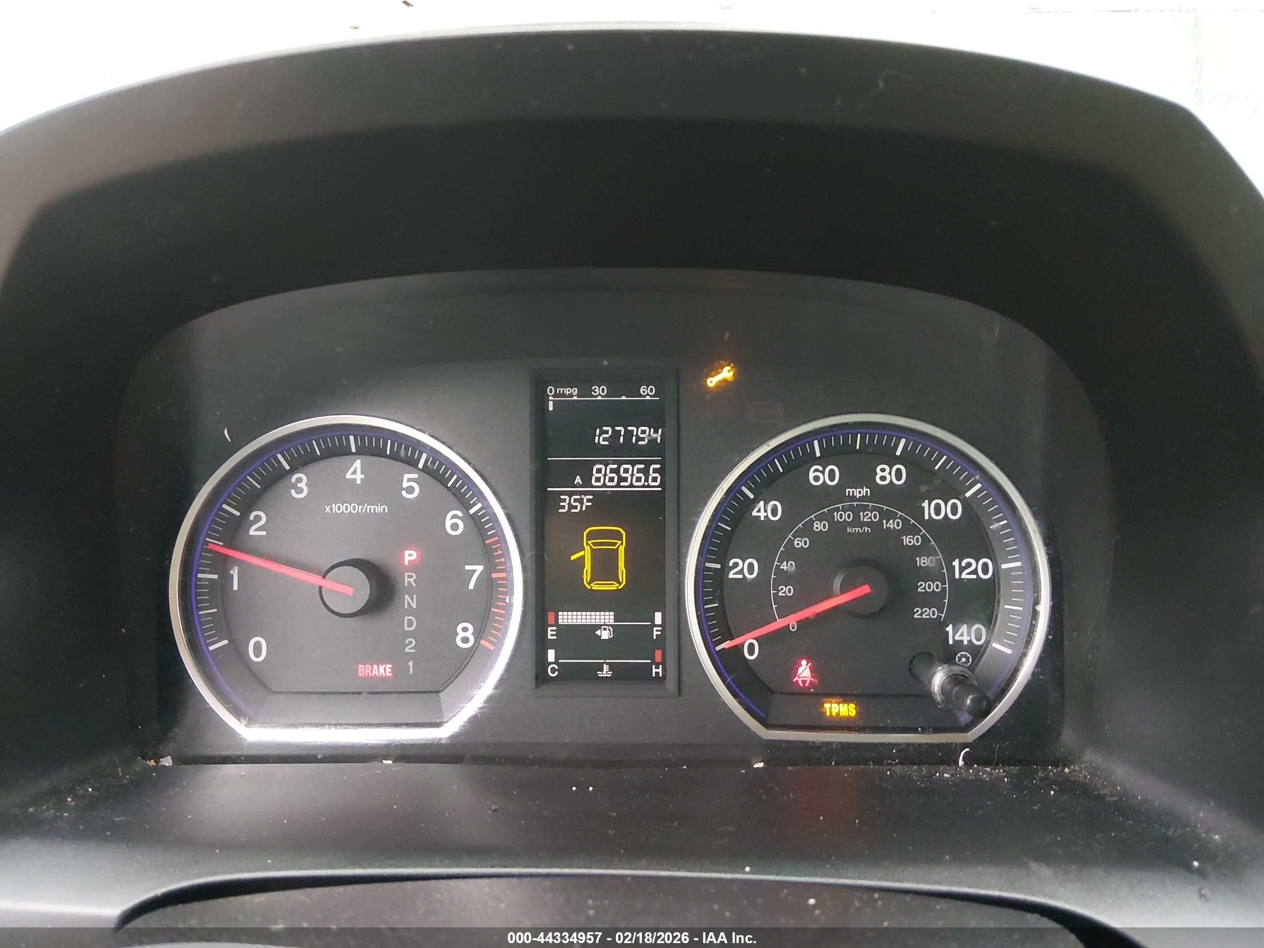2008 Honda Cr-v Ex-l Black vin: JHLRE487X8C020352