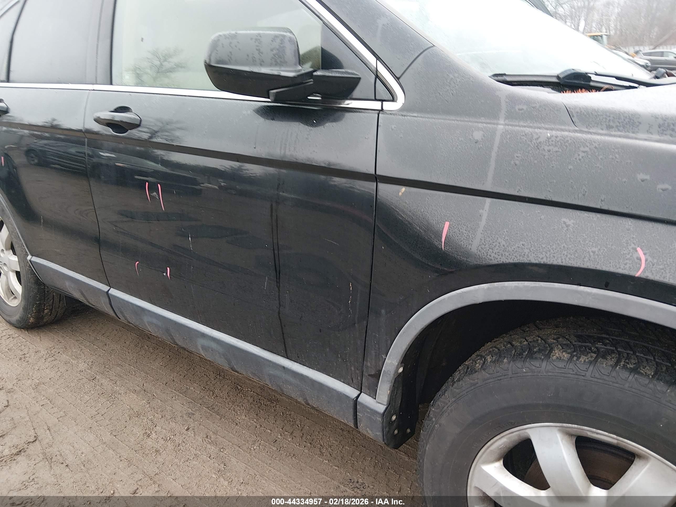 2008 Honda Cr-v Ex-l Black vin: JHLRE487X8C020352