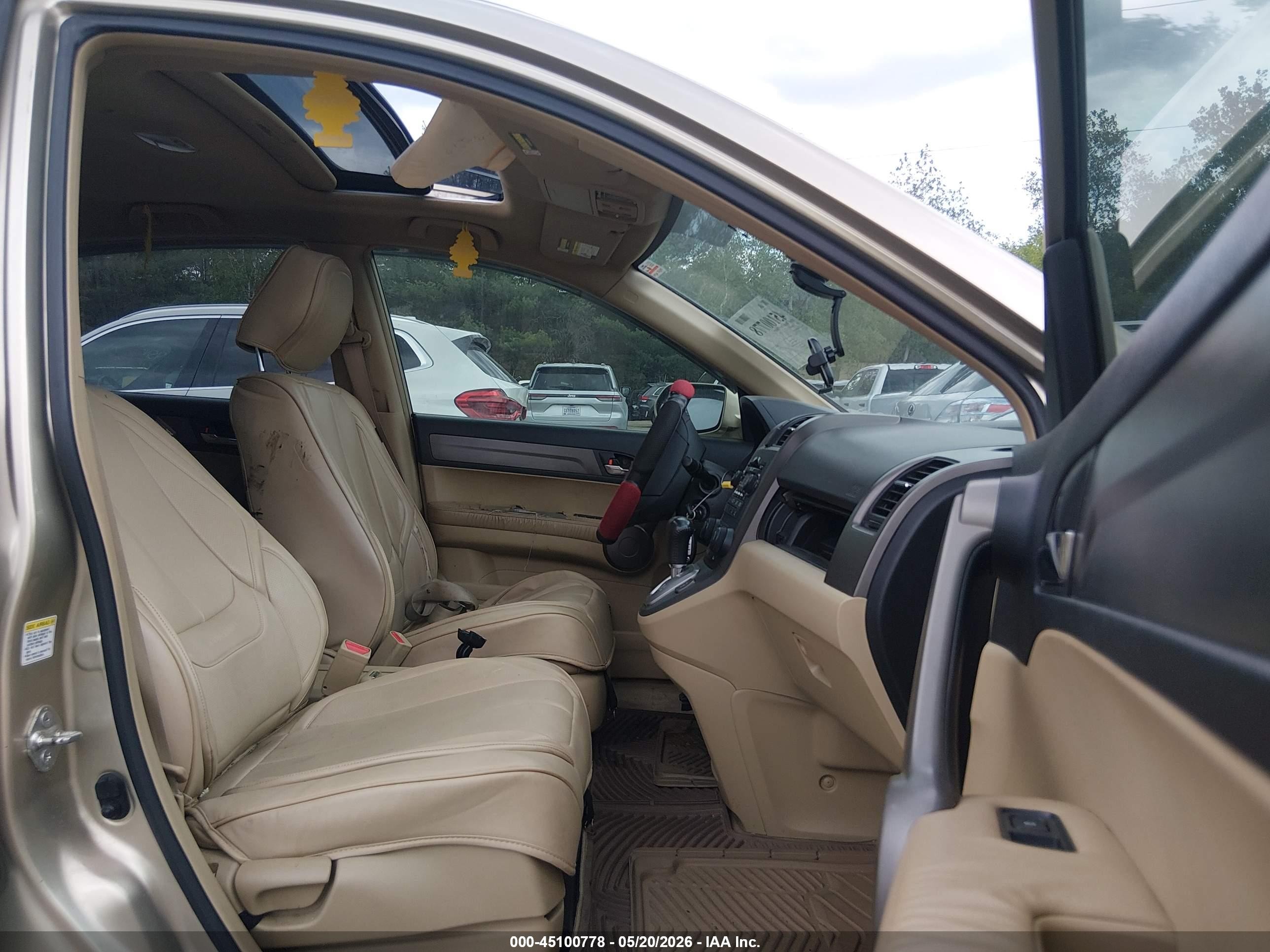 2008 Honda Cr-v Ex-l Gold vin: JHLRE487X8C021128