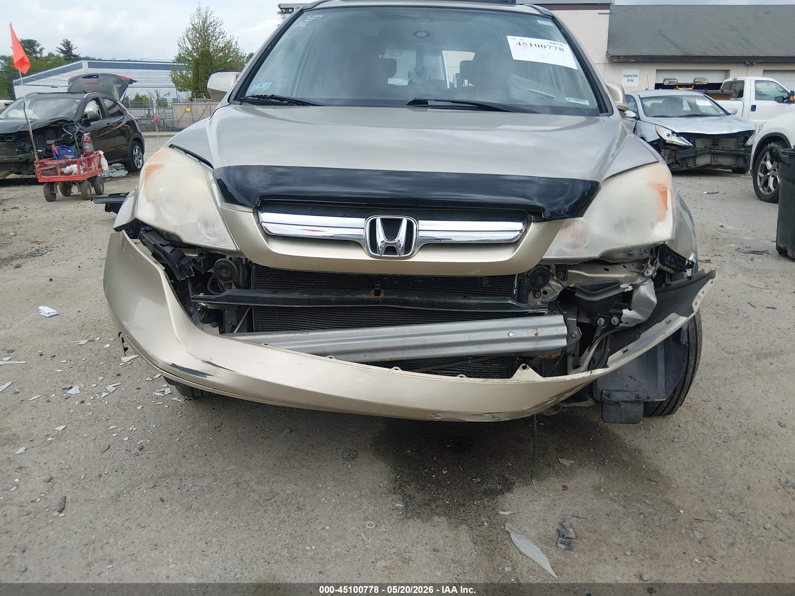 2008 Honda Cr-v Ex-l Gold vin: JHLRE487X8C021128